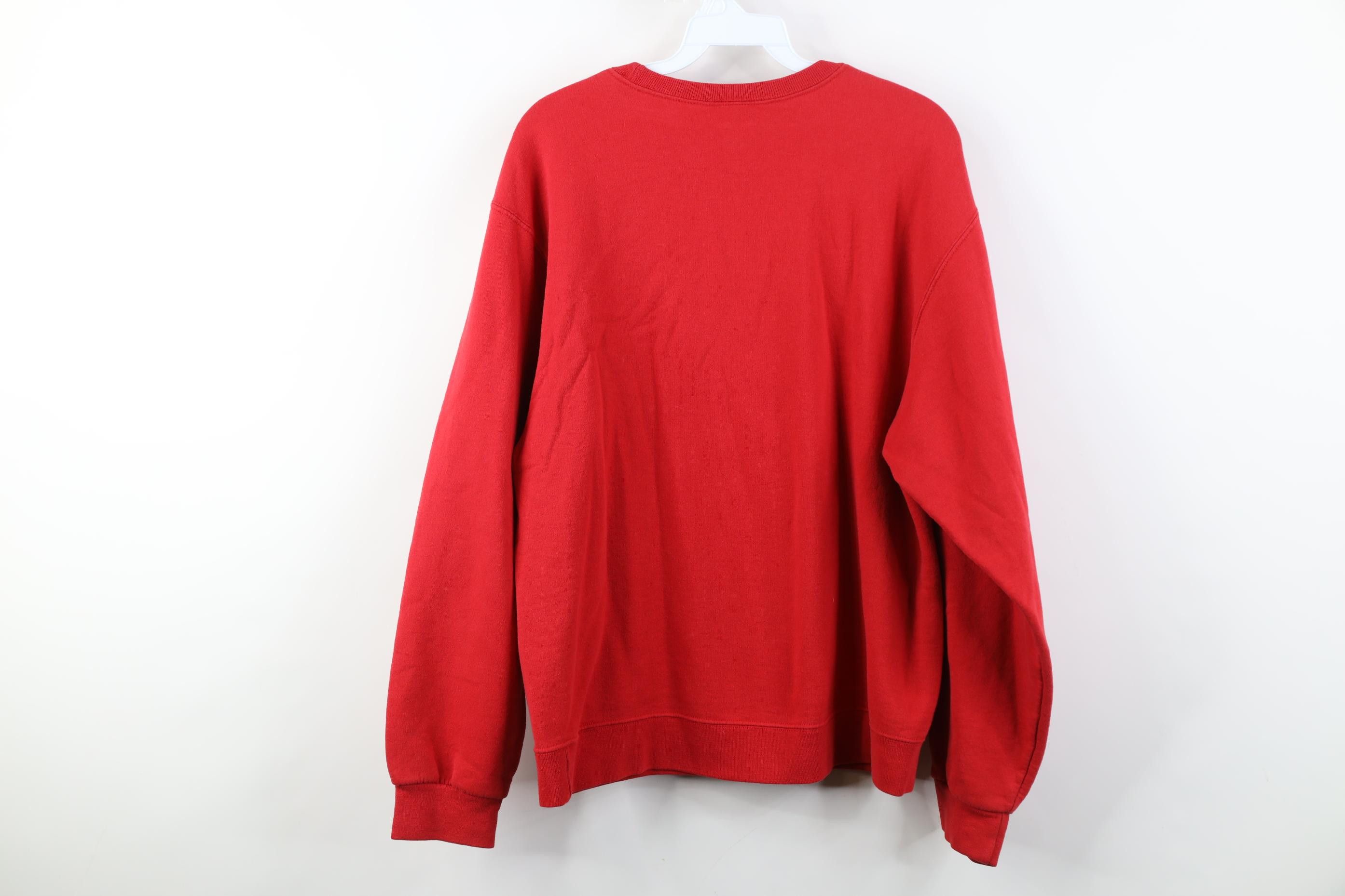 Vintage Vintage 90s Ohio State University Crewneck Sweatshirt Red Size M / US 6-8 / IT 42-44 - 15 Thumbnail