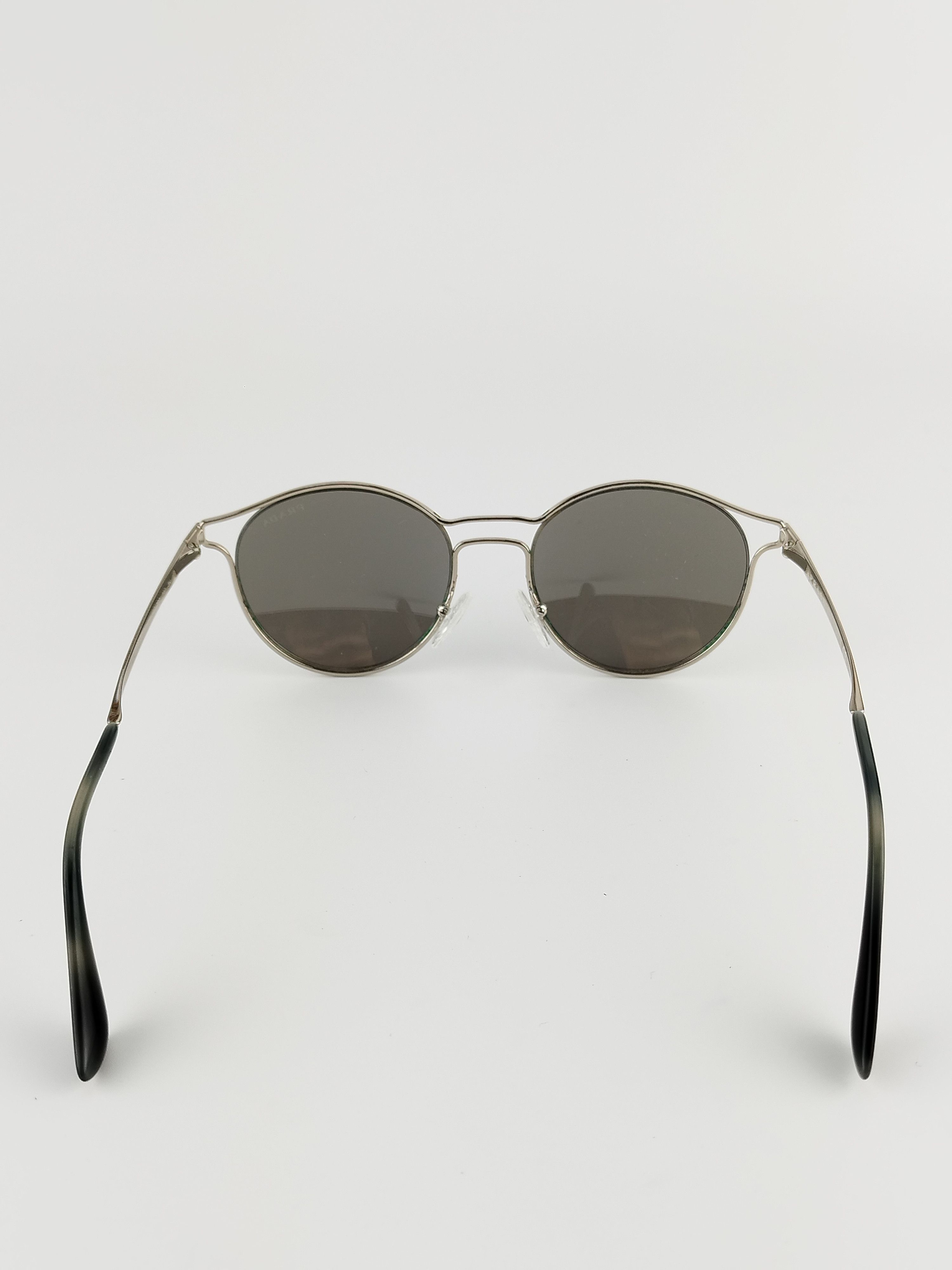 Prada Prada Metal Silver Round Sunglasses Size ONE SIZE - 5 Thumbnail