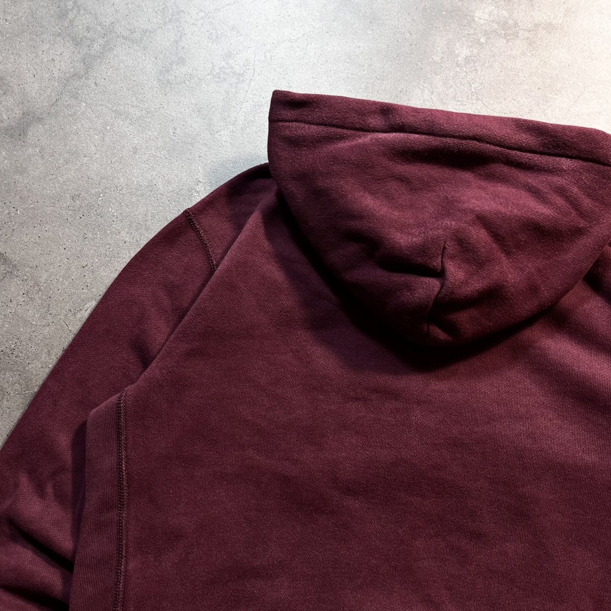 Polo Ralph Lauren Burgundy Polo Ralph Lauren Vintage Small Pony Zip Hoodie Size US M / EU 48-50 / 2 - 11 Thumbnail