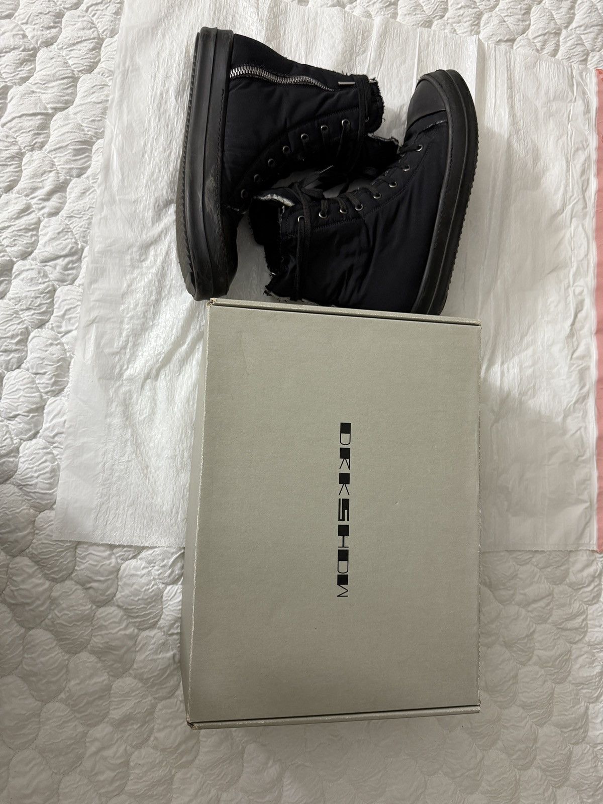 Rick Owens Drkshdw Rick Owens DRKSHDW Gethsemane Padded High Size US 9 / EU 42 - 10 Thumbnail