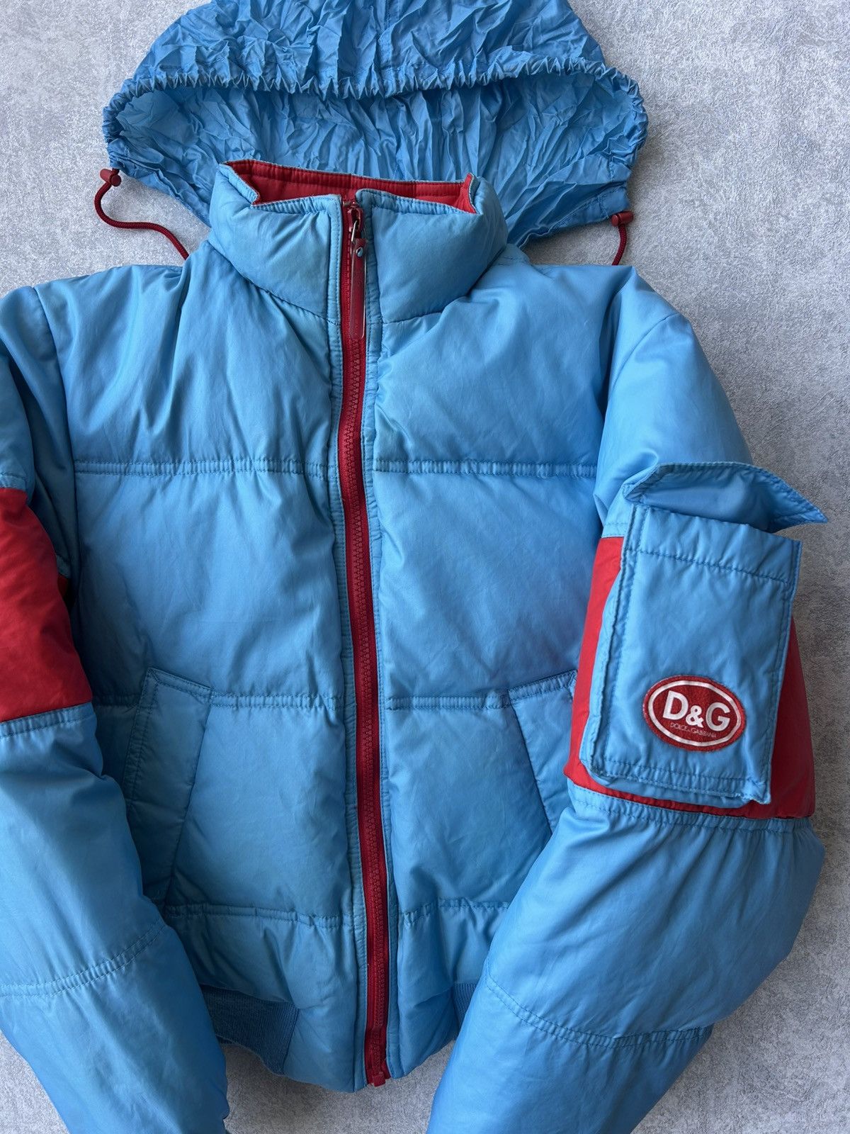 Dolce & Gabbana Vintage Dolce Gabbana Cropped Ski Down Puffer Jacket Size M / US 6-8 / IT 42-44 - 8 Thumbnail