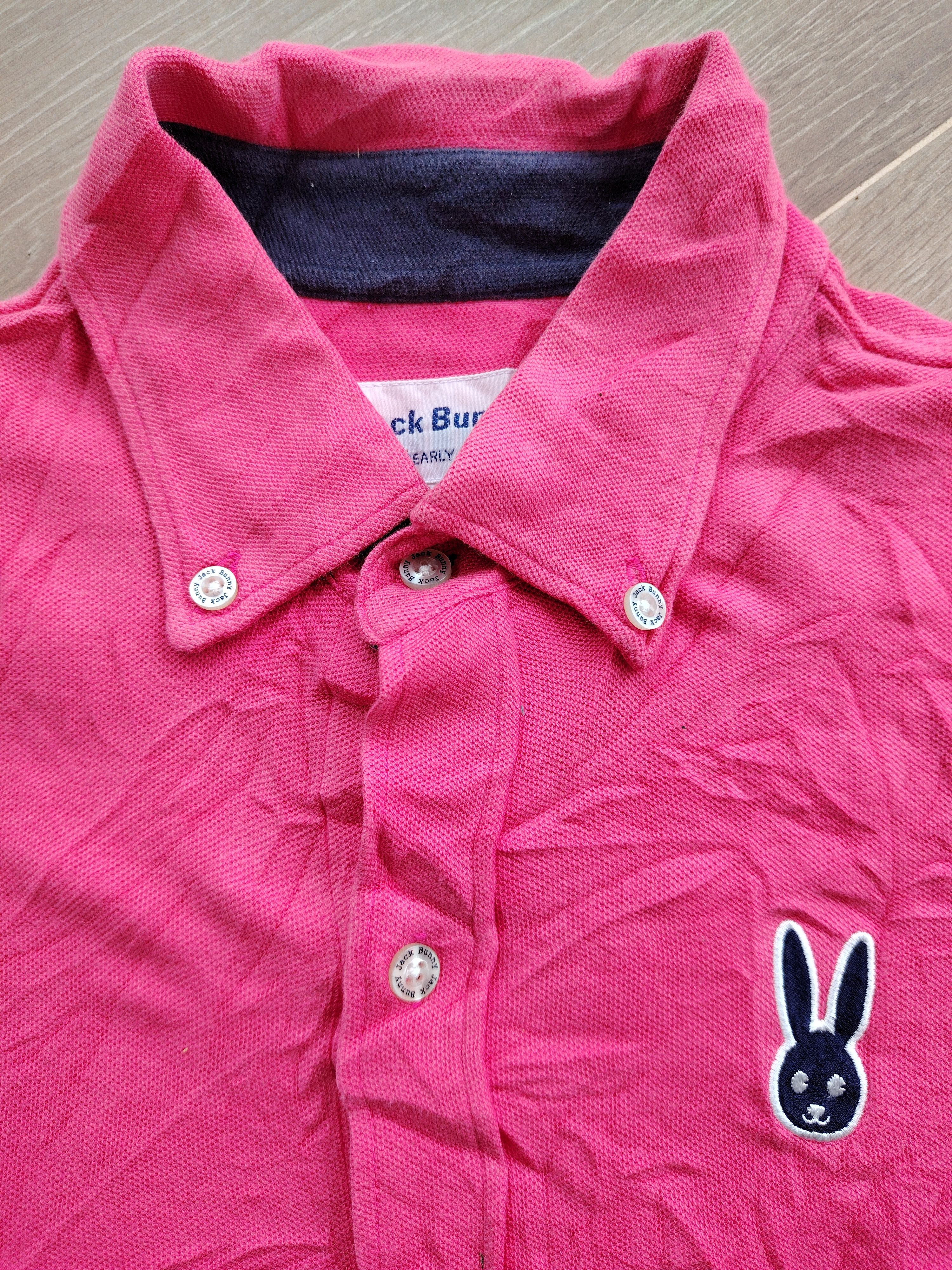 Designer × Japanese Brand Jack Bunny by Pearly Gates Pink Button Up Shirt Japan Size S / US 4 / IT 40 - 3 Thumbnail
