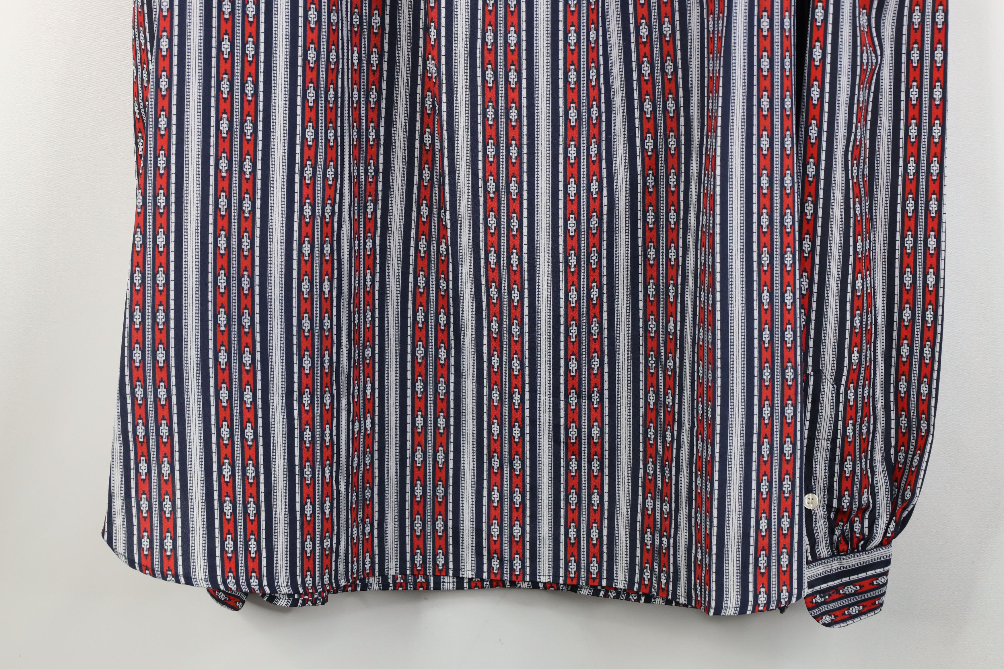 Vintage Vintage 70s Streetwear Southwestern Collared Button Shirt Size XXL / US 16-18 / IT 52-54 - 10 Thumbnail