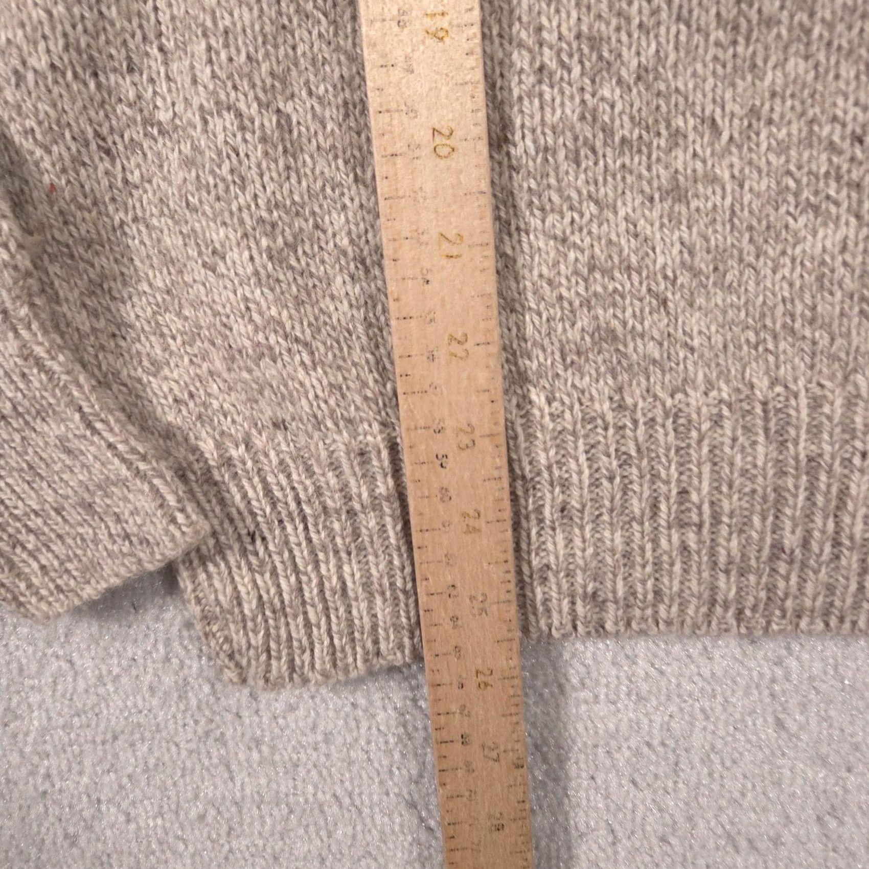 Vintage Victoria Dry Goods Sweater Mens XL Beige Wool Crewneck Knit Pullover Made USA Size US XL / EU 56 / 4 - 7 Thumbnail