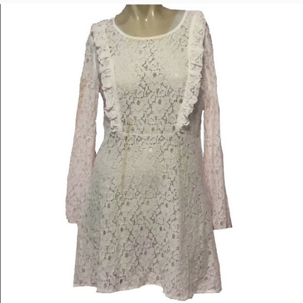 The Unbranded Brand Harlow & Graham lace sheath bell sleeve long sleeve dress M Size M / US 6-8 / IT 42-44 - 1 Thumbnail