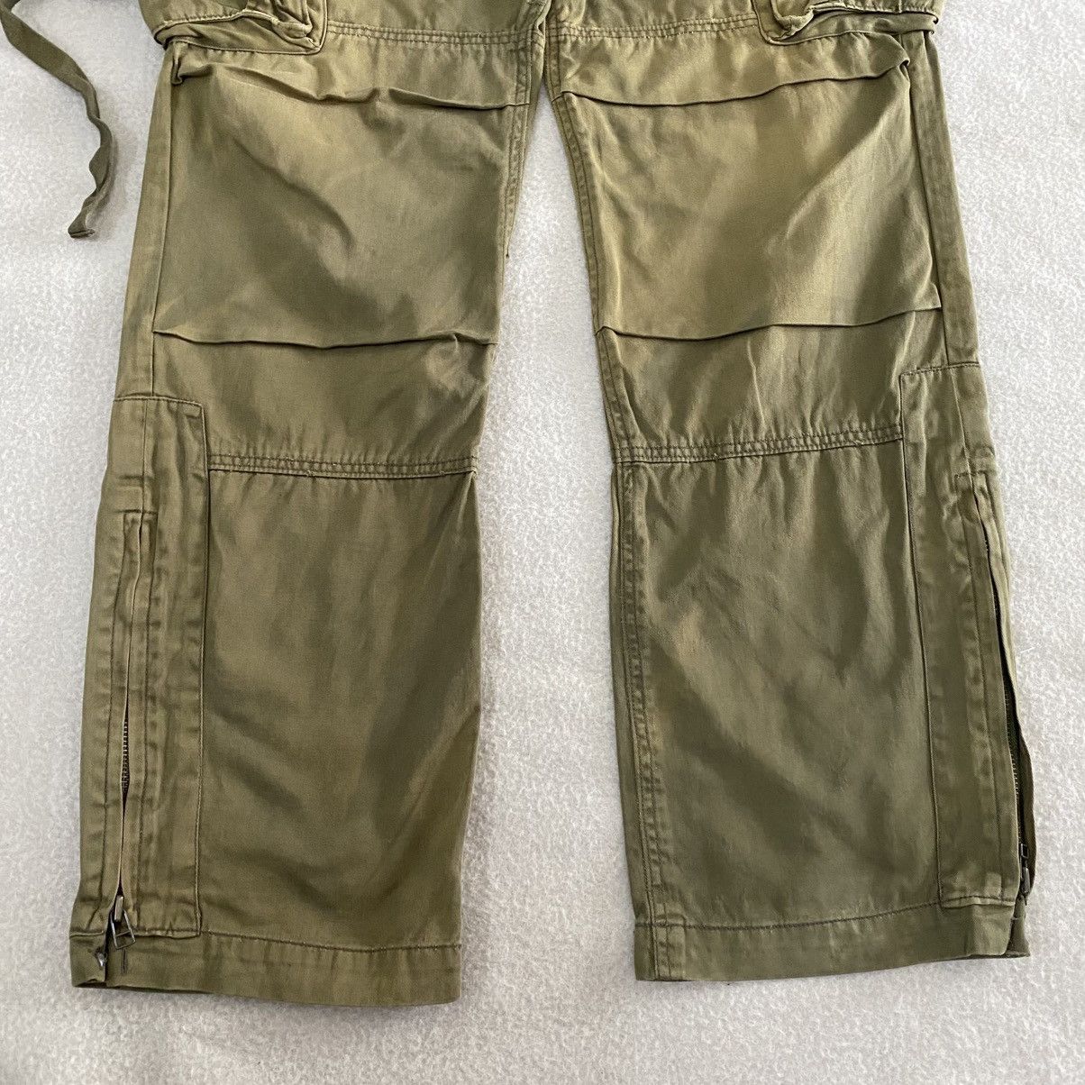 If Six Was Nine × Japanese Brand × Vintage Vintage 00's Distressed Cargo Utility Military Pants W36 Size US 36 / EU 52 - 3 Thumbnail