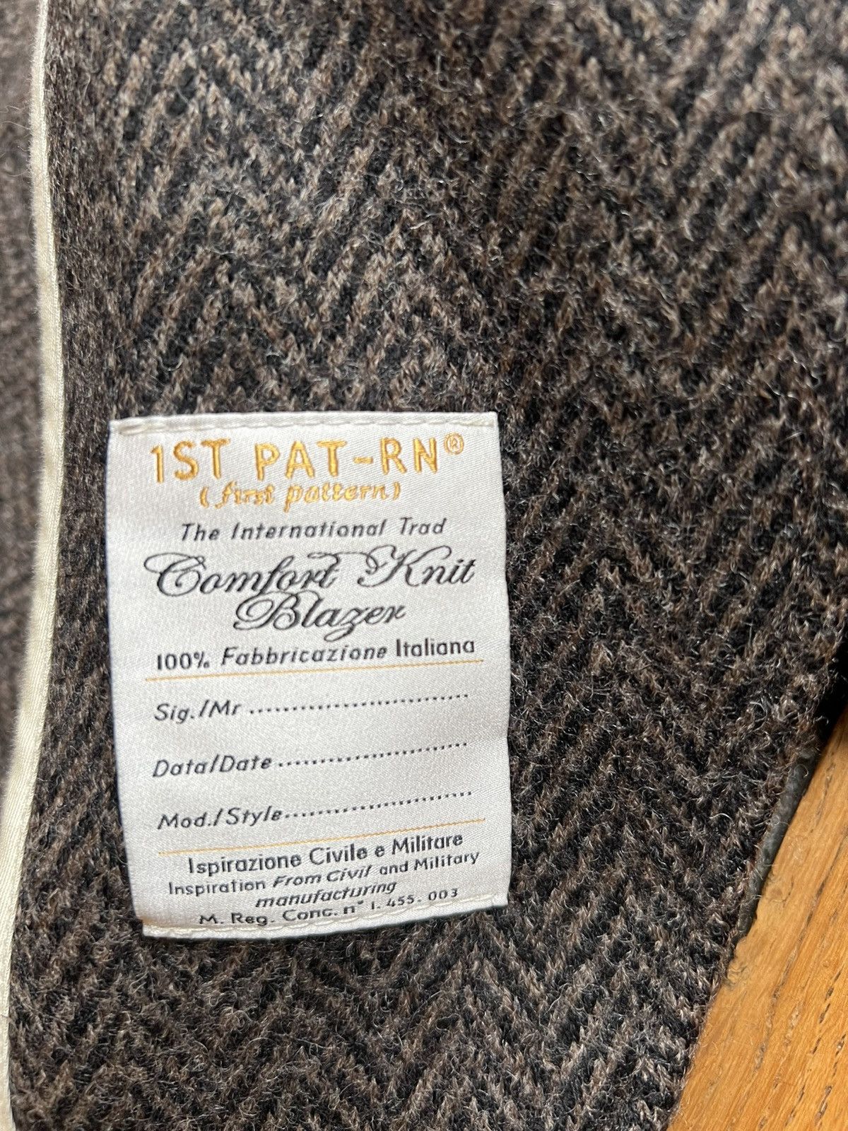 1ST PAT-RN 1st pat rn jacket Size US L / EU 52-54 / 3 - 5 Thumbnail