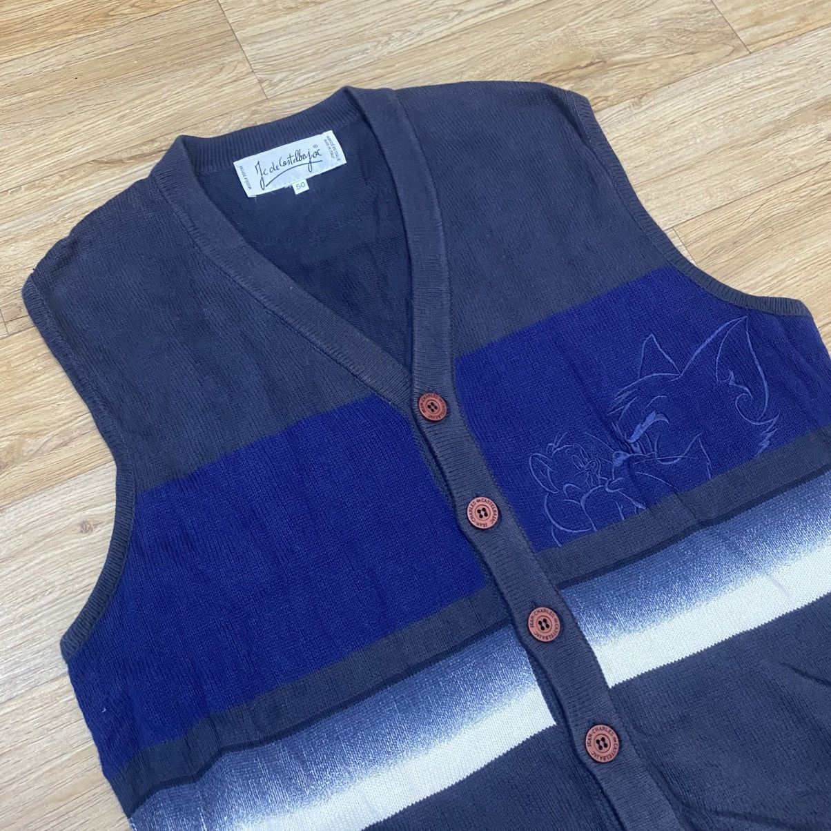 Jean Charles De Castelbajac 2000s Jean Charles de Castelabajac Tom&Jerry Vest Knitwear Size US L / EU 52-54 / 3 - 2 Thumbnail