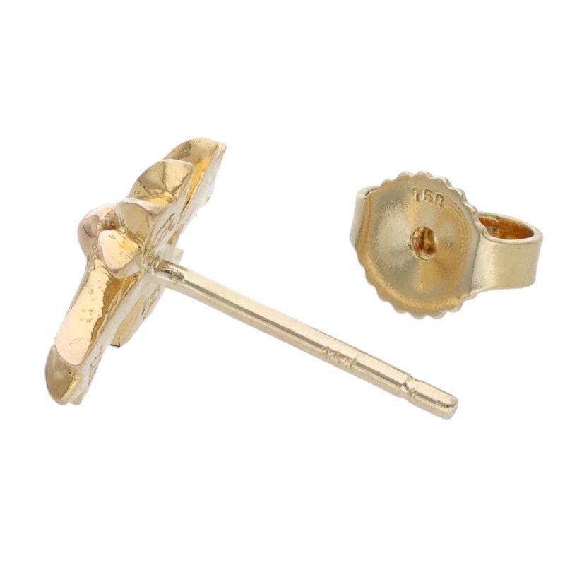Chrome Hearts Chrome Hearts 22K Cross Stud Gold Earring Size ONE SIZE - 4 Thumbnail