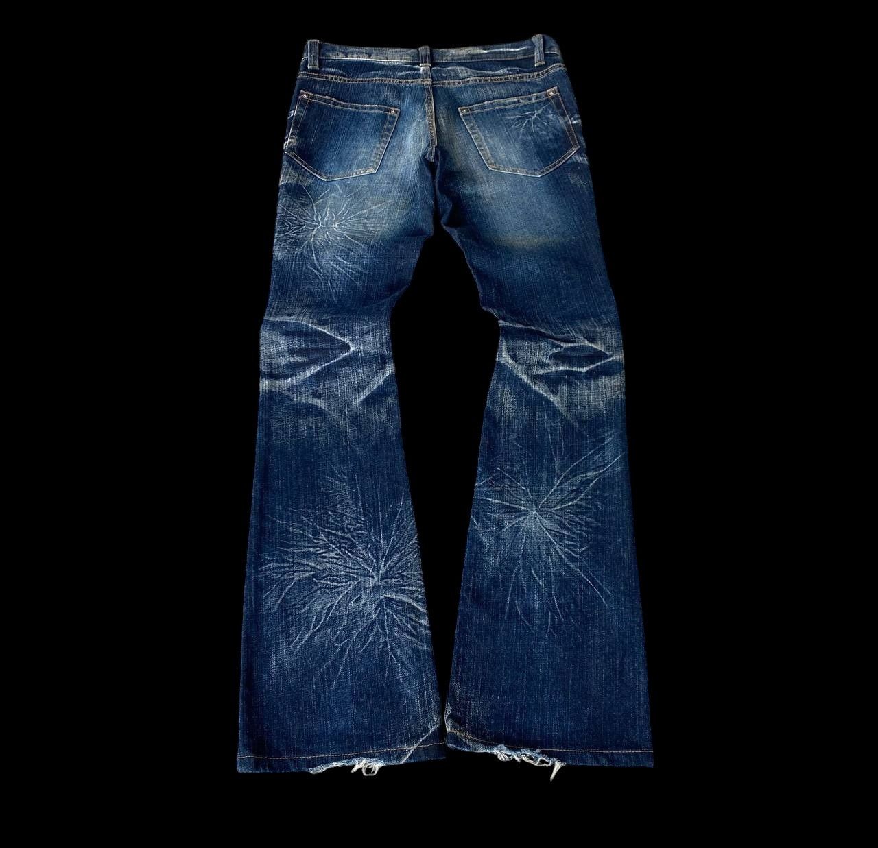 Japanese Brand BOOTCUT JAPAN MODERN LOVERS STARBURST WASH RUSTY CLAWMARK Size US 28 / EU 44 - 10 Thumbnail
