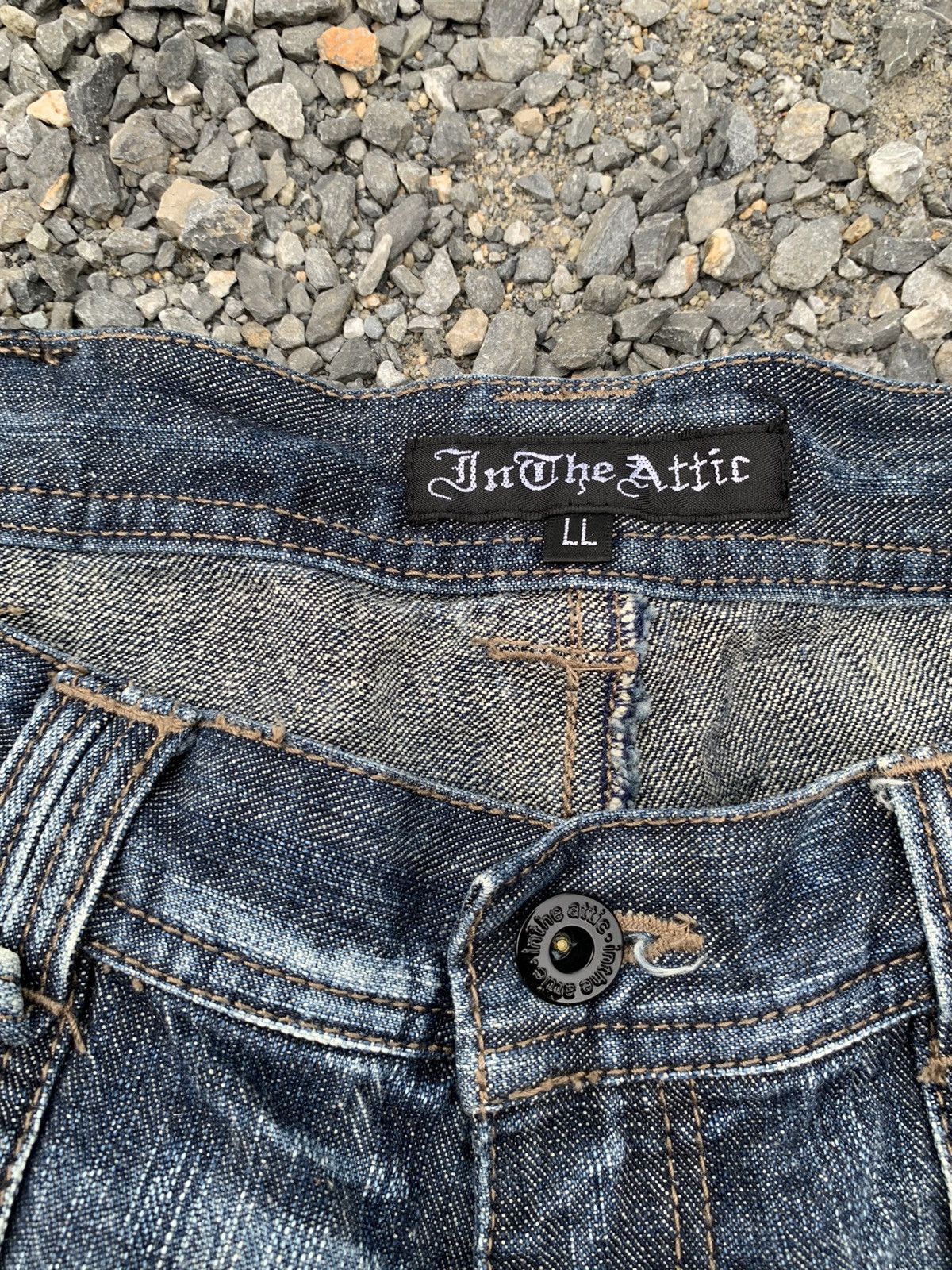 Tornado Mart FLARE IN THE ATTIC PUNK STYLE JAPANESE DISTRESSED DENIM Size US 32 / EU 48 - 9 Thumbnail