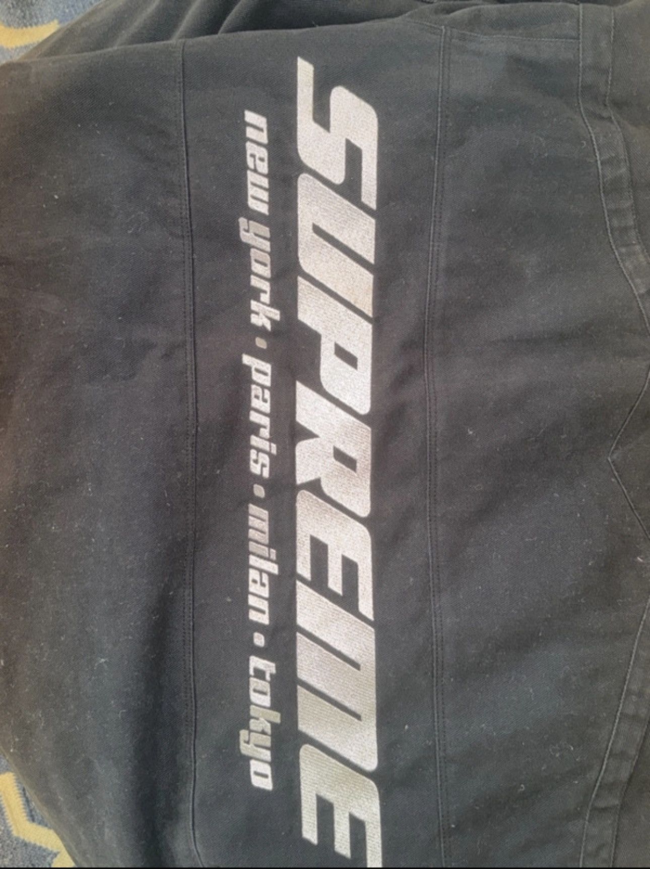 Supreme SUPREME BLACK TWILL JACKET Size US M / EU 48-50 / 2 - 6 Thumbnail