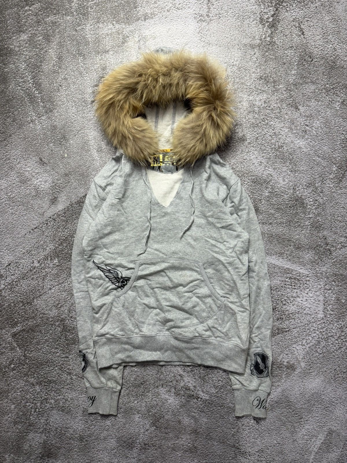 If Six Was Nine Royal elastics fur hoodie style Ifsixwasnine lgb Size US S / EU 44-46 / 1 - 1 Thumbnail