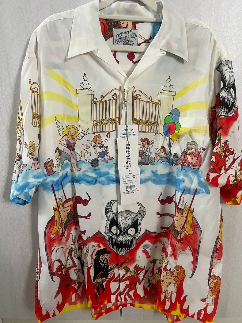 Wacko Maria Summer Hawaiian Shirt Neckface XL- DMC