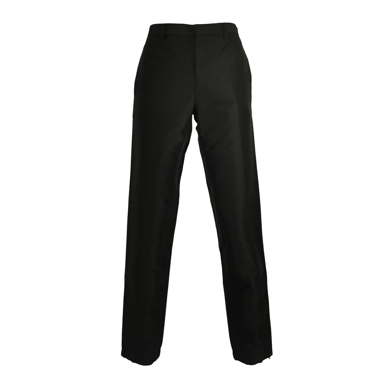 Lanvin Lanvin Anthracite Wool Blend Zip Hem Trousers 46 Size US 30 / EU 46 - 1 Thumbnail