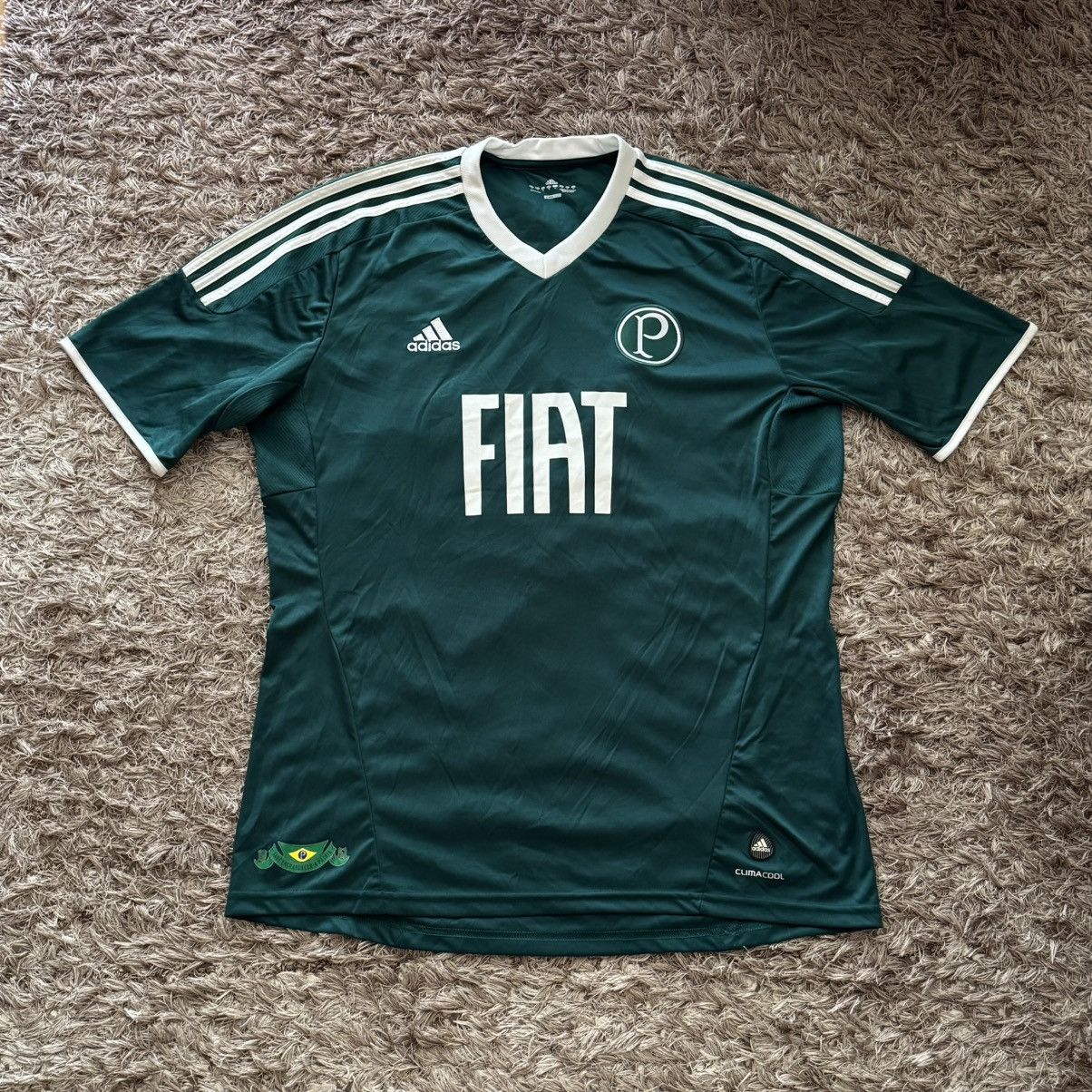 Adidas Adidas SE Palmeiras 2011 home shirt fiat brasil serie A Size US XL / EU 56 / 4 - 1 Thumbnail