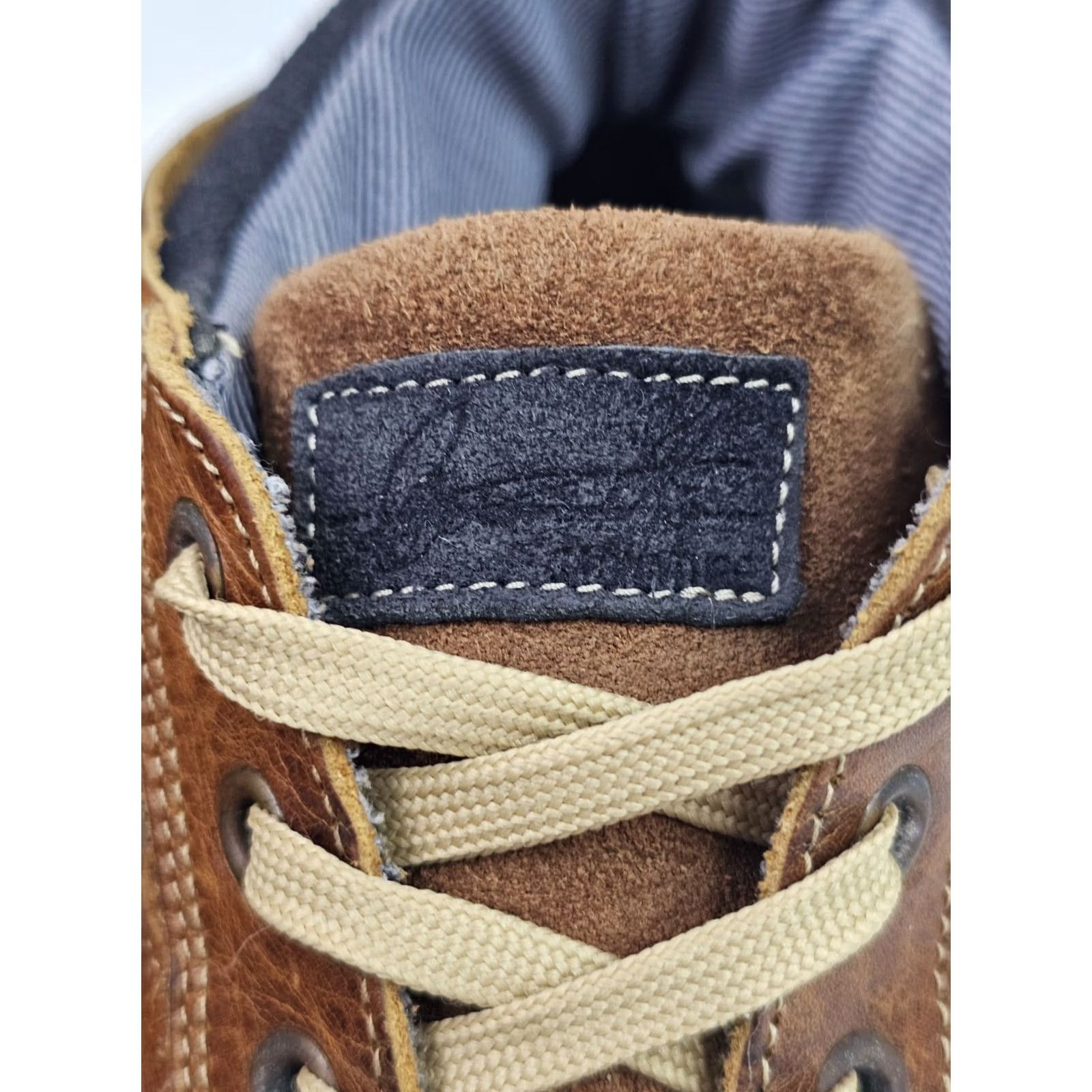 Bullboxer Bullboxer Laytone Hand Made Leather Ankle Boot Sneaker Mid Top Men 11 Brown Size US L / EU 52-54 / 3 - 7 Thumbnail