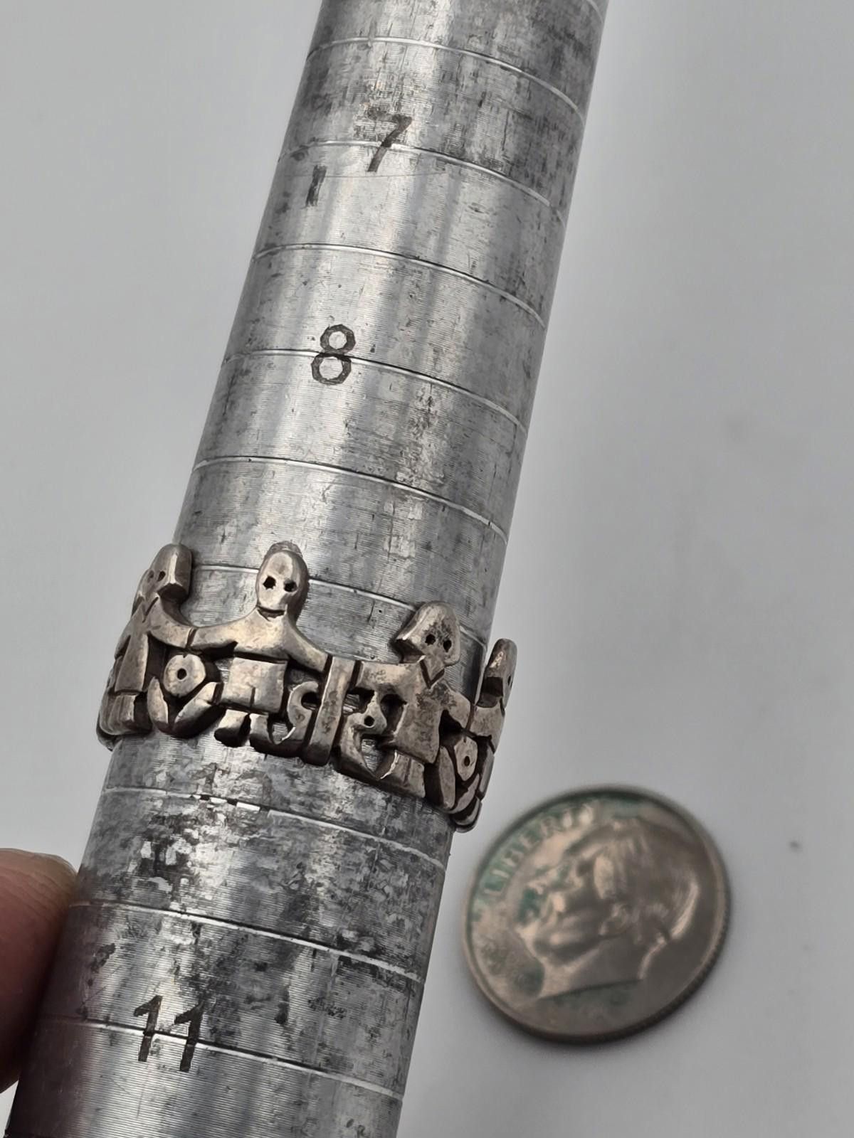 Other James Avery Sterling Silver Paper Doll Children Ring Sz 9.5 Size ONE SIZE - 5 Thumbnail
