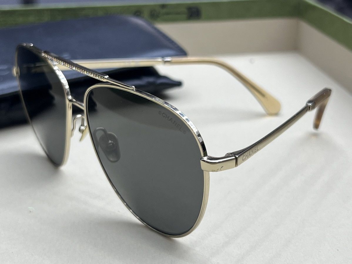 Chanel Chanel Aviator Sunglasses Size ONE SIZE - 4 Thumbnail