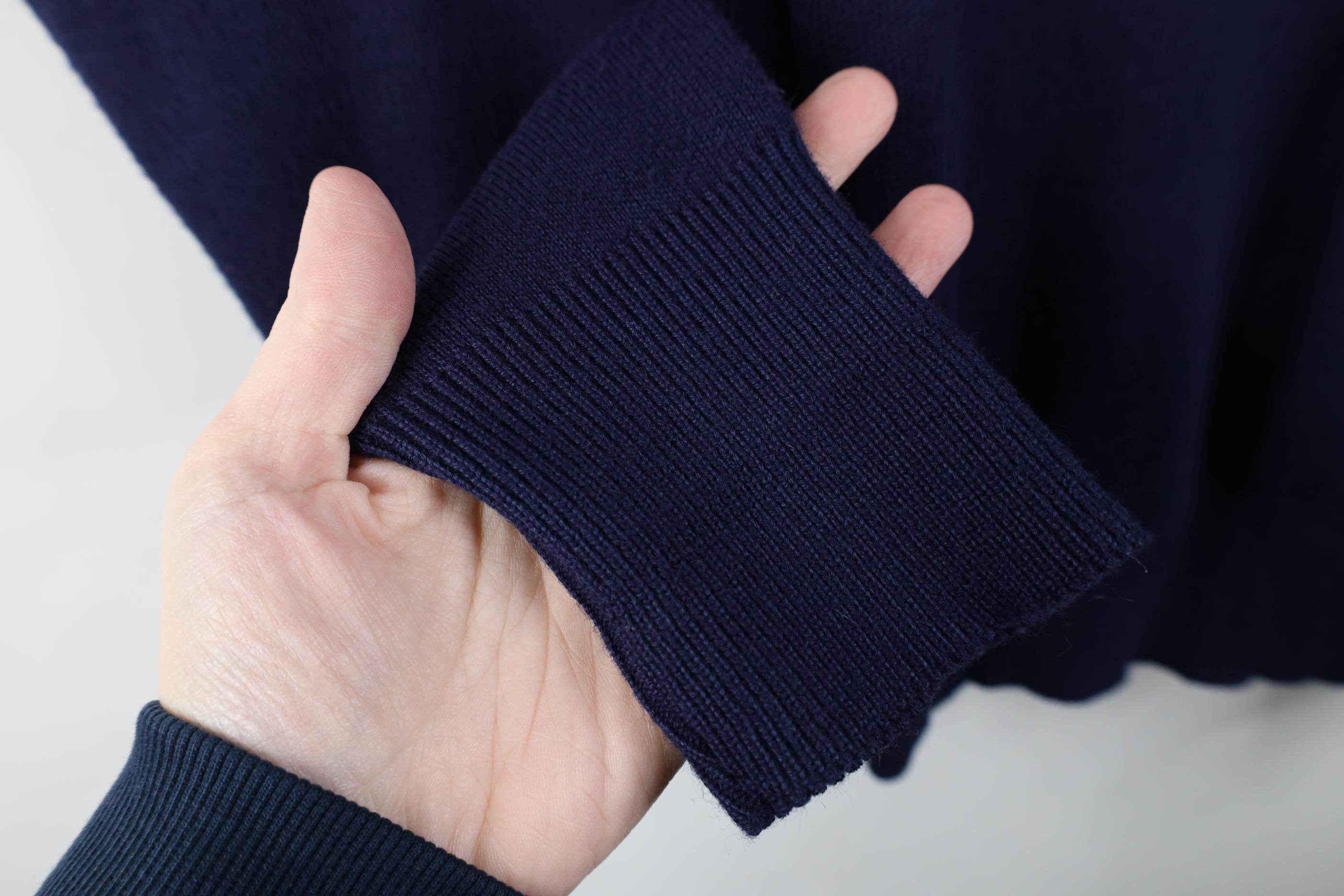 Vintage Vintage 70s 80s University of Michigan Knit V-Neck Sweater Size US L / EU 52-54 / 3 - 7 Thumbnail