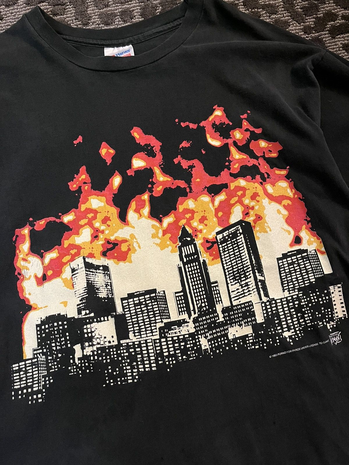 Vintage 1993 Porno for Pyros Band Tee Size US XL / EU 56 / 4 - 2 Thumbnail