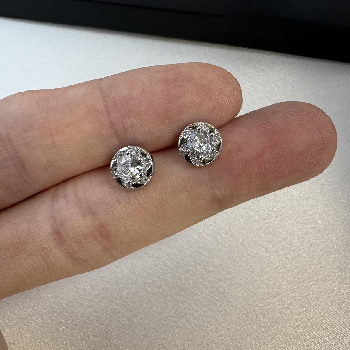 Other 8mm CZ Stud Earrings for Men Women,Streetwear Hip Hop Size ONE SIZE - 5 Thumbnail