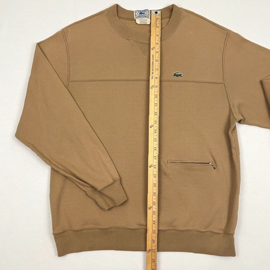 Lacoste VINTAGE Lacoste Sweatshirt Mens L Brown Crewneck Pullover Made in Japan RARE Izod Size US L / EU 52-54 / 3 - 4 Thumbnail