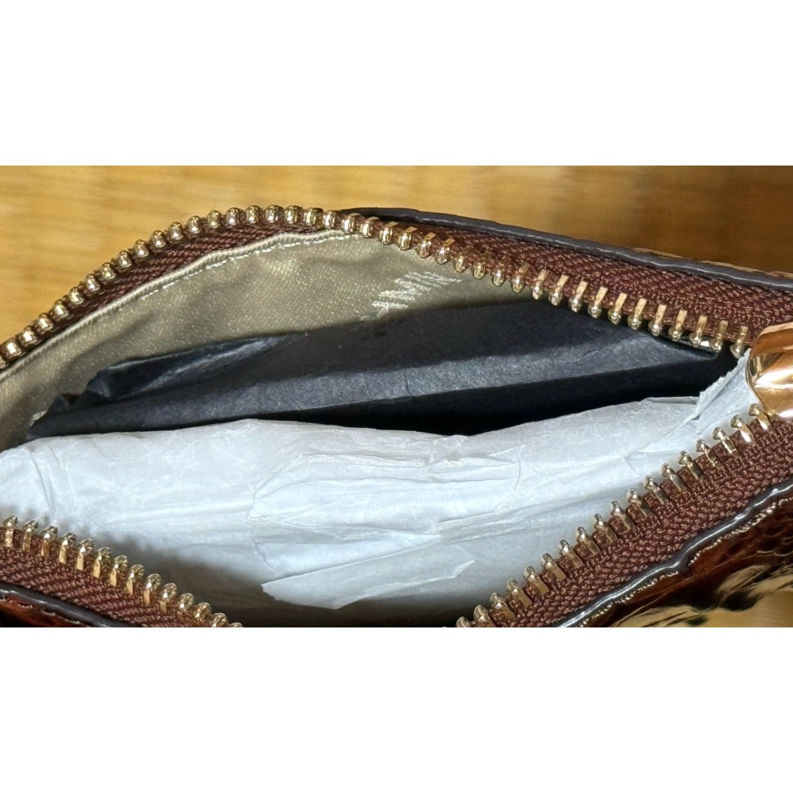 BRAHMIN VINTAGE Brahmin Coin Wallet Women Leather Brown 2000s Melbourne Pecan Size ONE SIZE - 4 Thumbnail