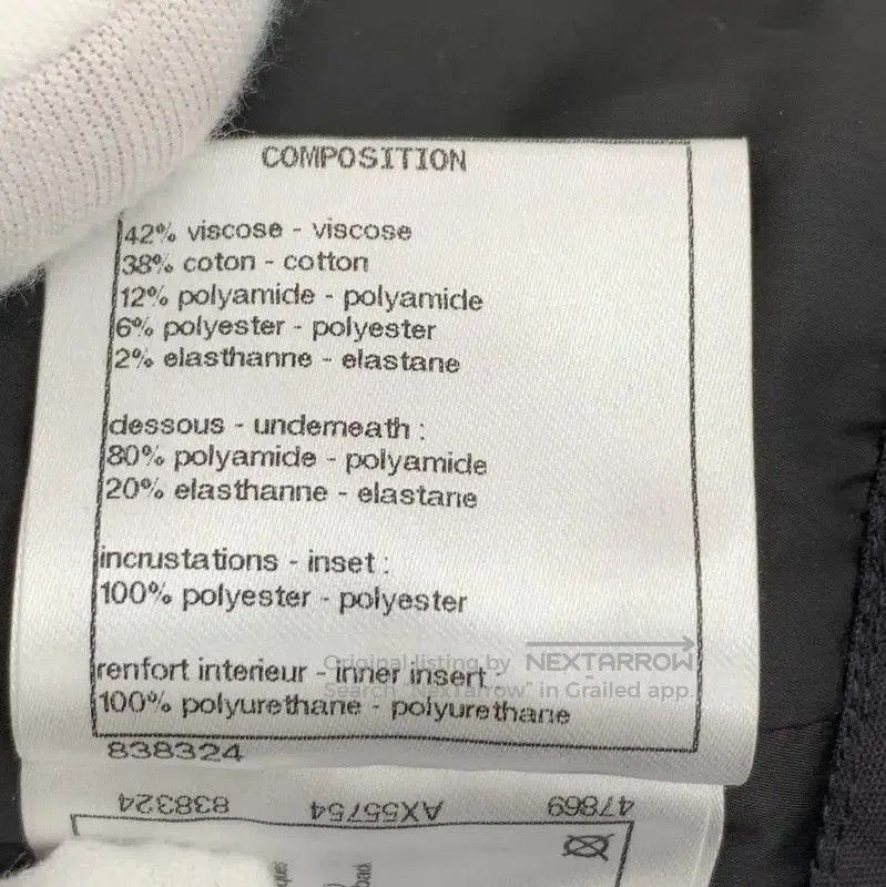 Chanel Chanel Black Cotton Women's Overalls . Size 23" - 8 Thumbnail