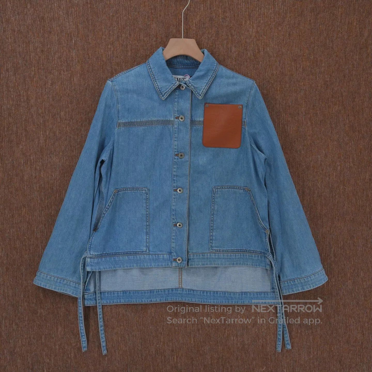 Loewe Loewe size34 Asymmetric Workwear Jeans Jacket Size XS / US 0-2 / IT 36-38 - 1 Thumbnail
