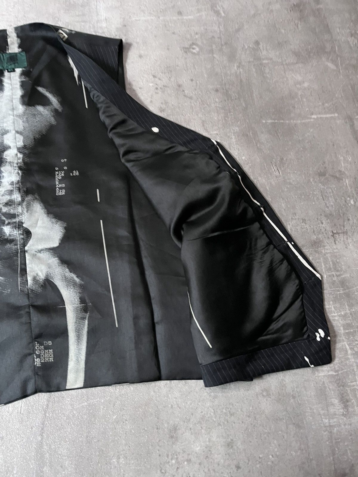 Jean Paul Gaultier Jean Paul Gaultier Junior S/S 1990 X-Ray reversible vest Size US L / EU 52-54 / 3 - 13 Thumbnail