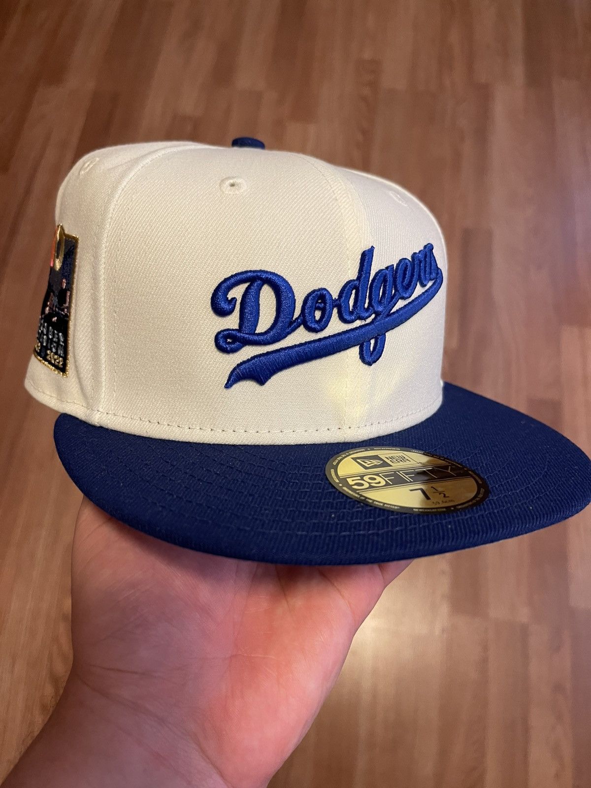 Hat Club Hat Club x New Era Dodgers 7 1/2 60 Years Fitted Hat Size ONE SIZE - 1 Thumbnail