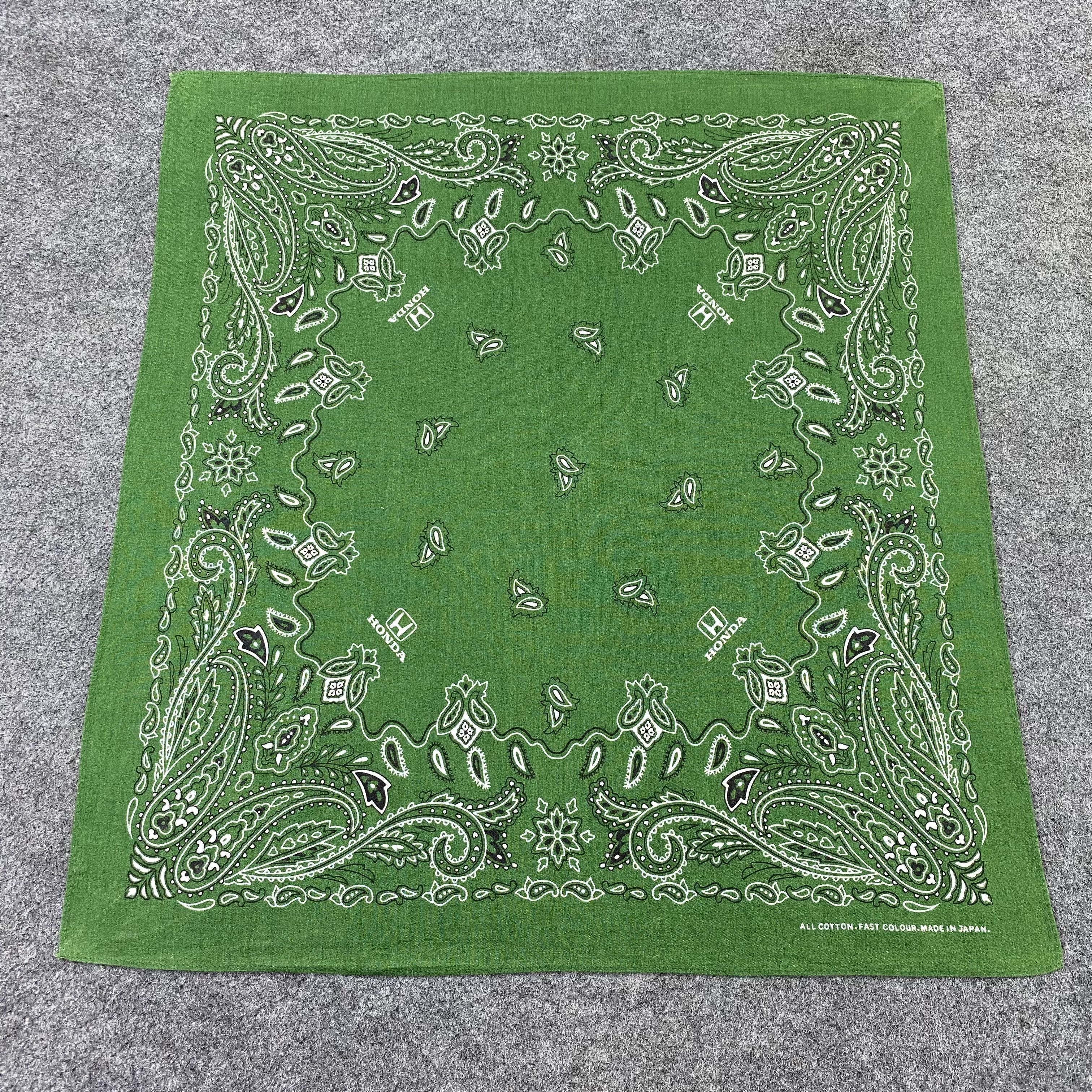 Japanese Brand Paislee Honda Handkerchief / Bandana / Neckerchief-B1422 Size ONE SIZE - 1 Thumbnail