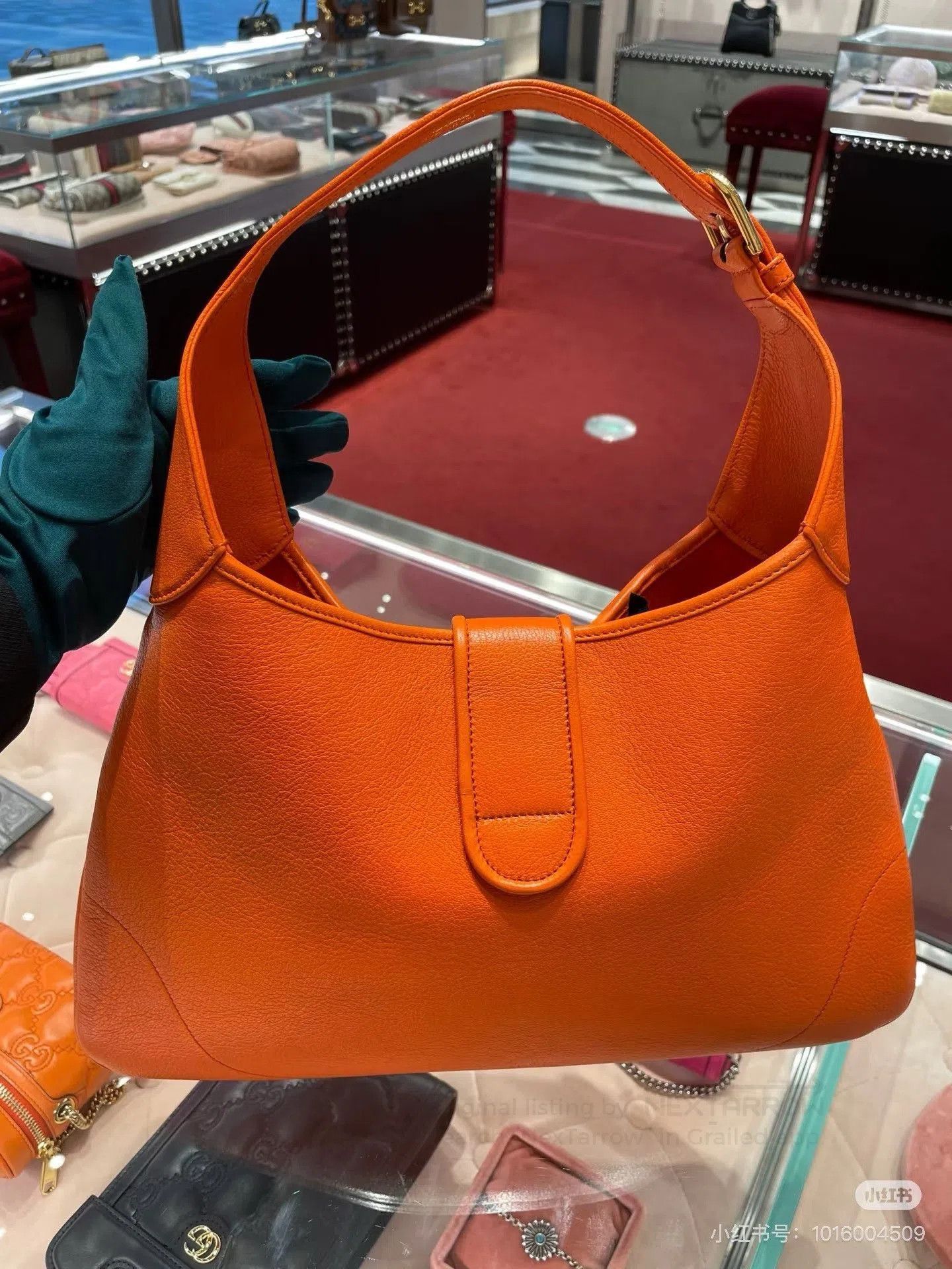 Gucci Gucci Aphrodite Double G Gold Hobo. Size ONE SIZE - 6 Thumbnail