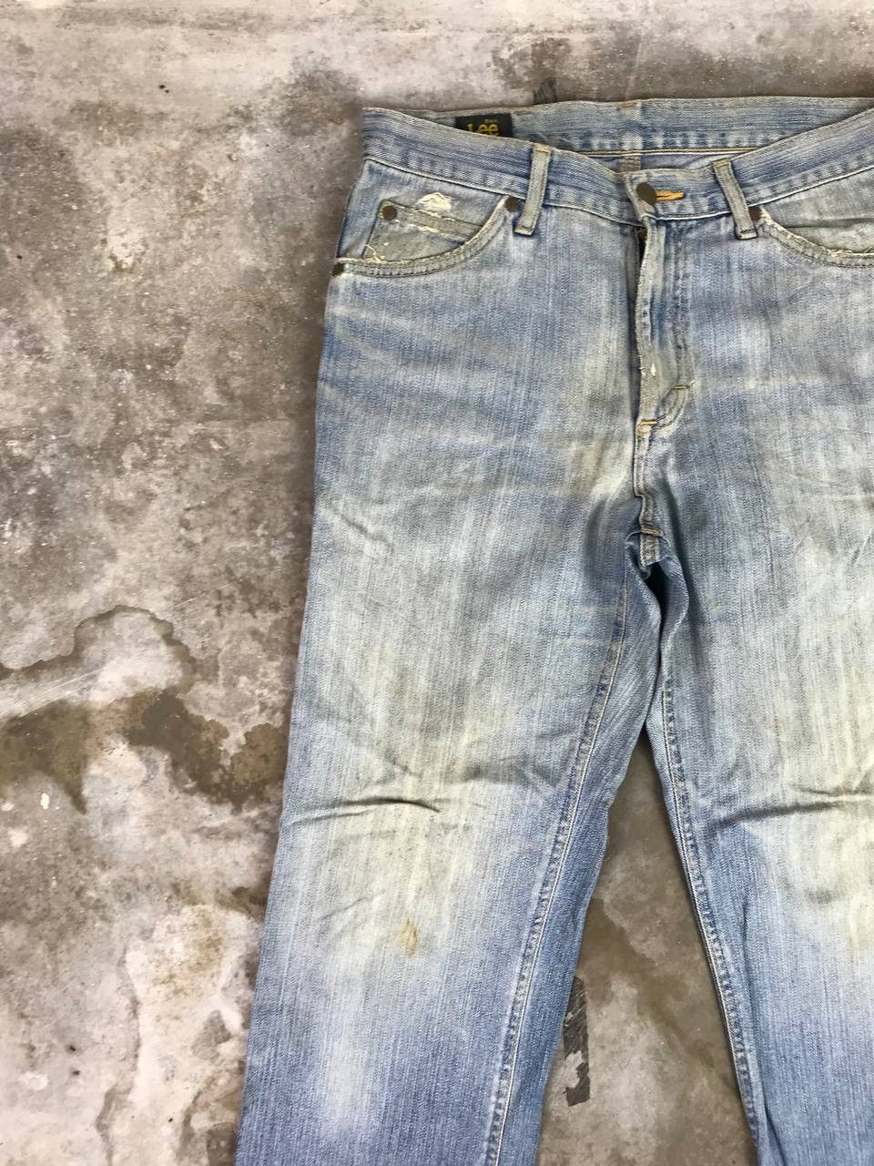 Lee × Vintage Vintage 90's distressed lee denim pants Size US 32 / EU 48 - 5 Thumbnail