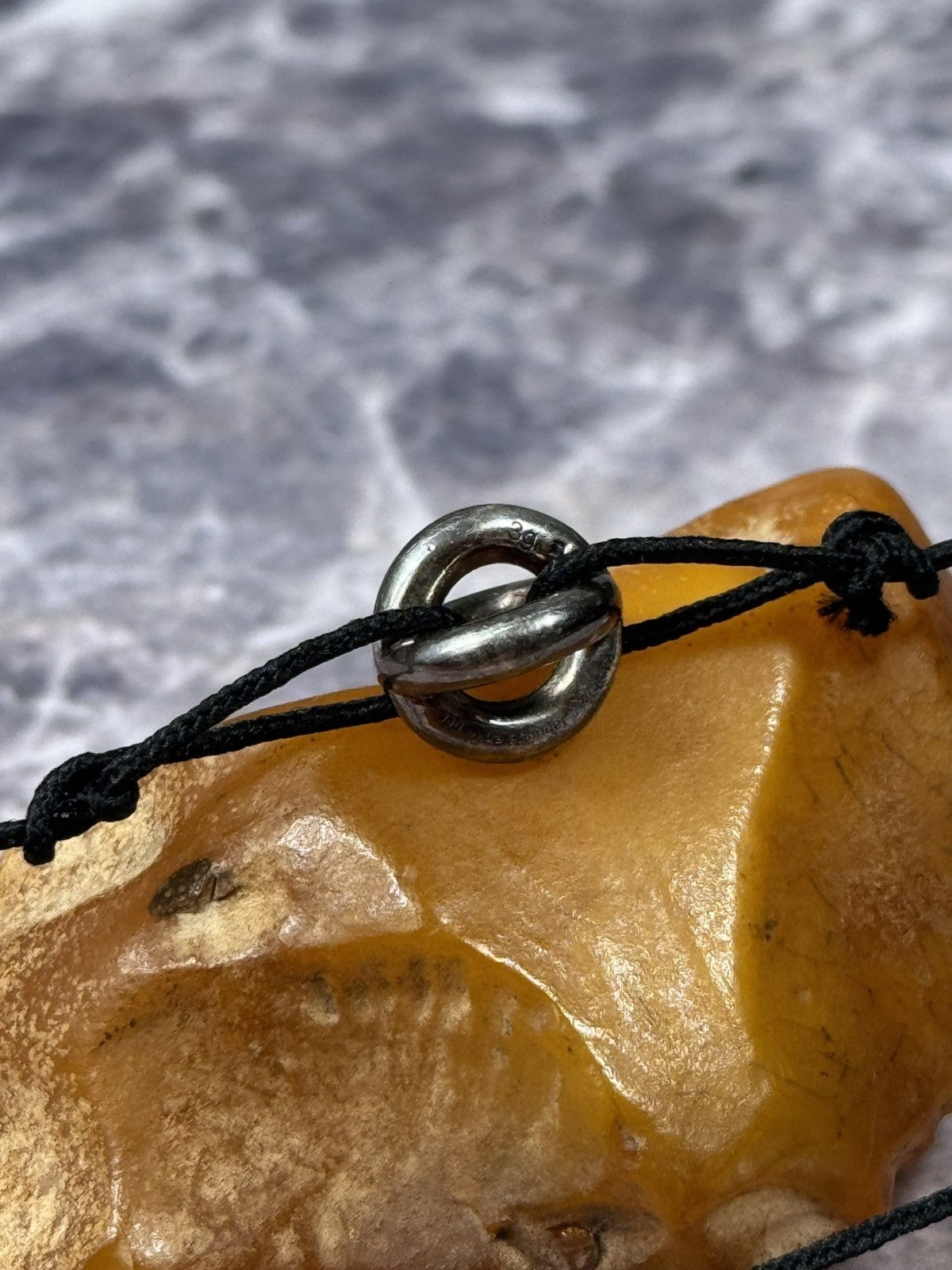 Le Gramme Le Gramme Bracelet Interlaced Cord Silver Black 3g Size ONE SIZE - 11 Thumbnail