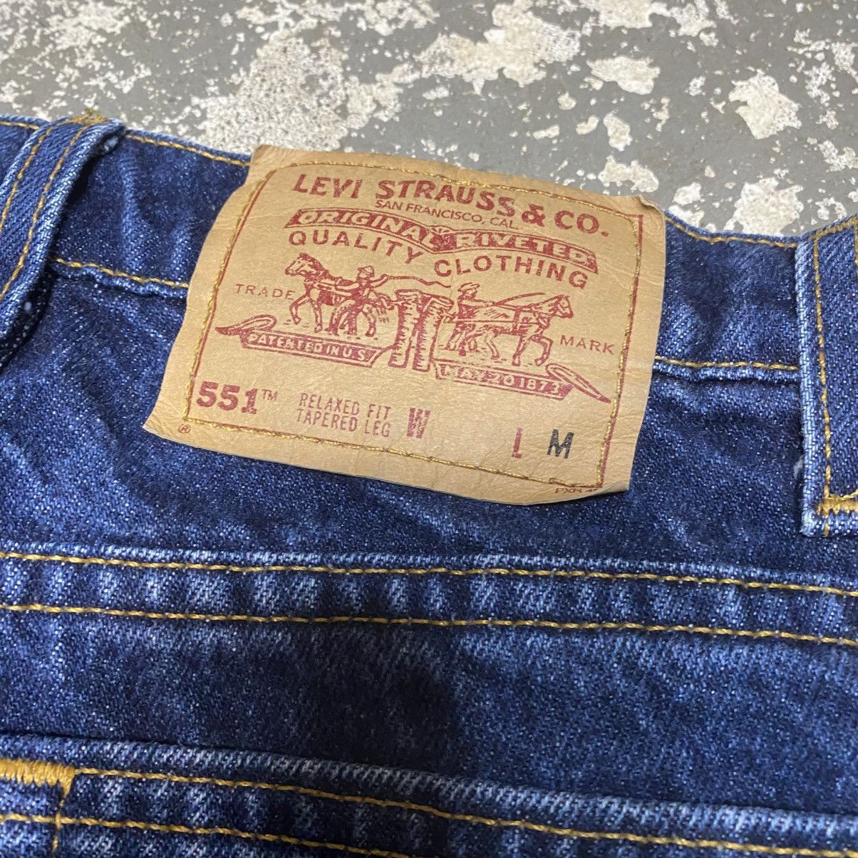 Levi's × Vintage Vintage Levi’s 551 Relax Fit Denim Jeans USA 90s Size US 29 - 7 Thumbnail