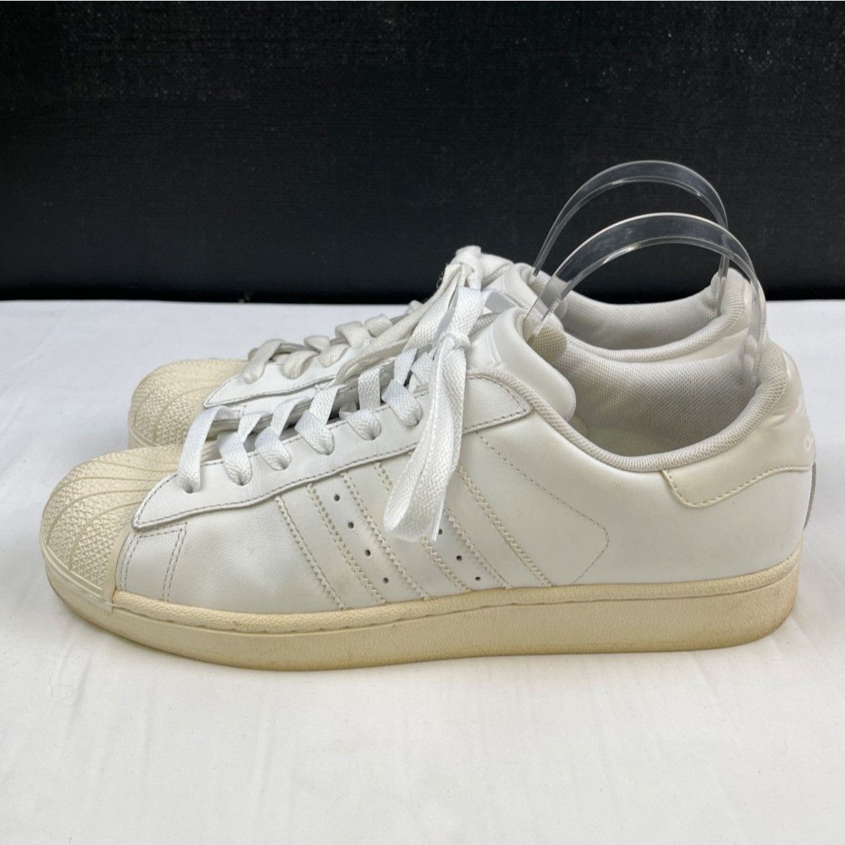 Adidas Adidas Men's White Shoes/Sneaker/Low-Top Size 9 SKU 4567 Size US 9 / EU 42 - 3 Thumbnail