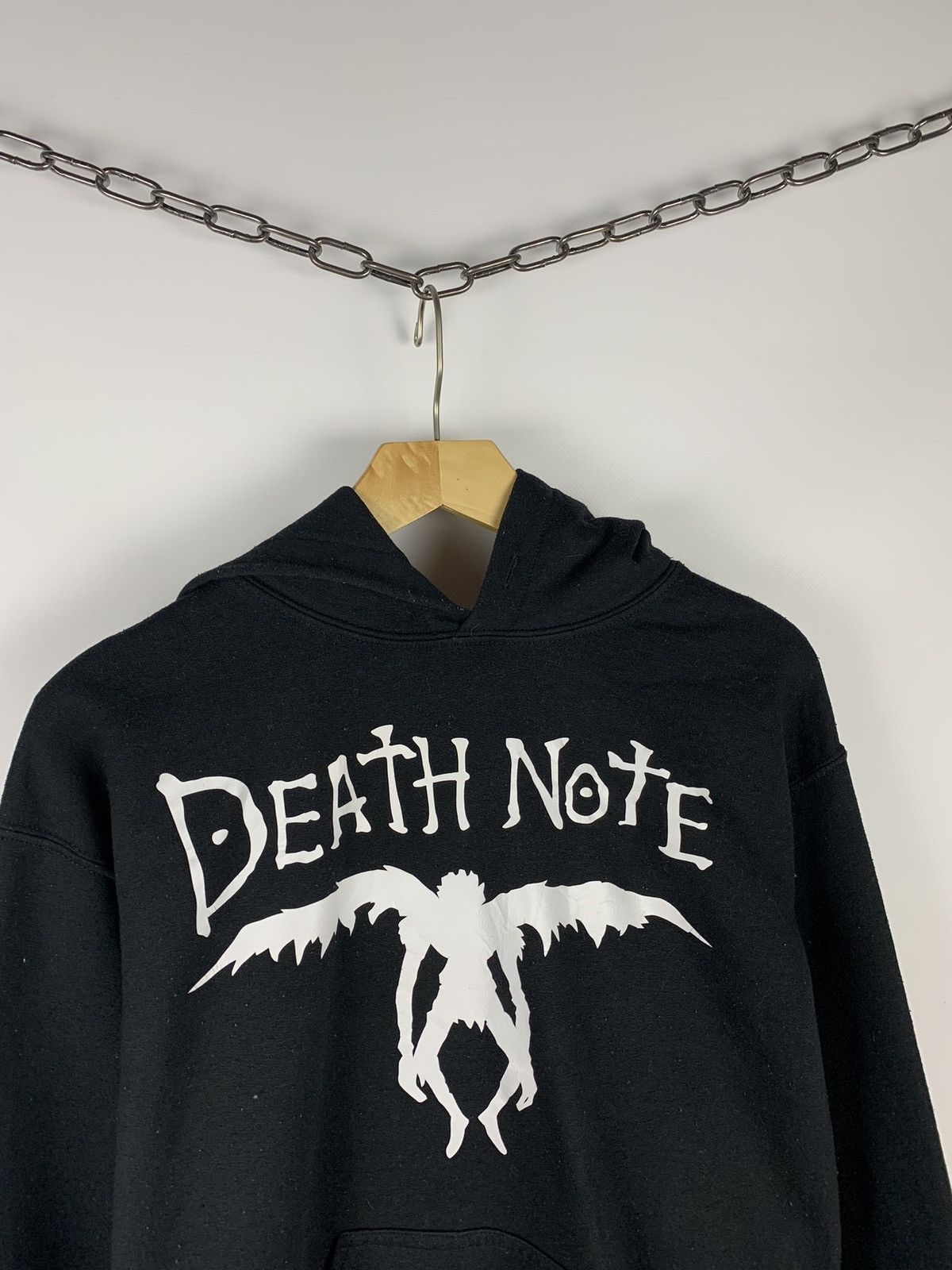 Anime Vintage Death Note Anime Movie Hoodie Men’s Size S Black Size US S / EU 44-46 / 1 - 2 Thumbnail