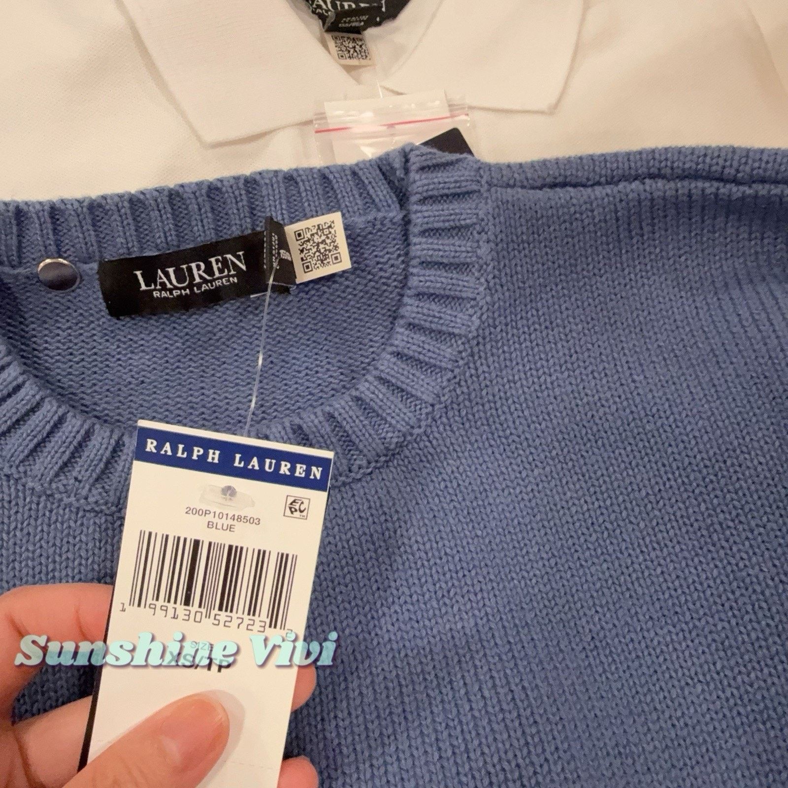 Polo Ralph Lauren NWT Polo Ralph Lauren Woman Cotton Cute Dog blue Sweater M Size M / US 6-8 / IT 42-44 - 4 Thumbnail