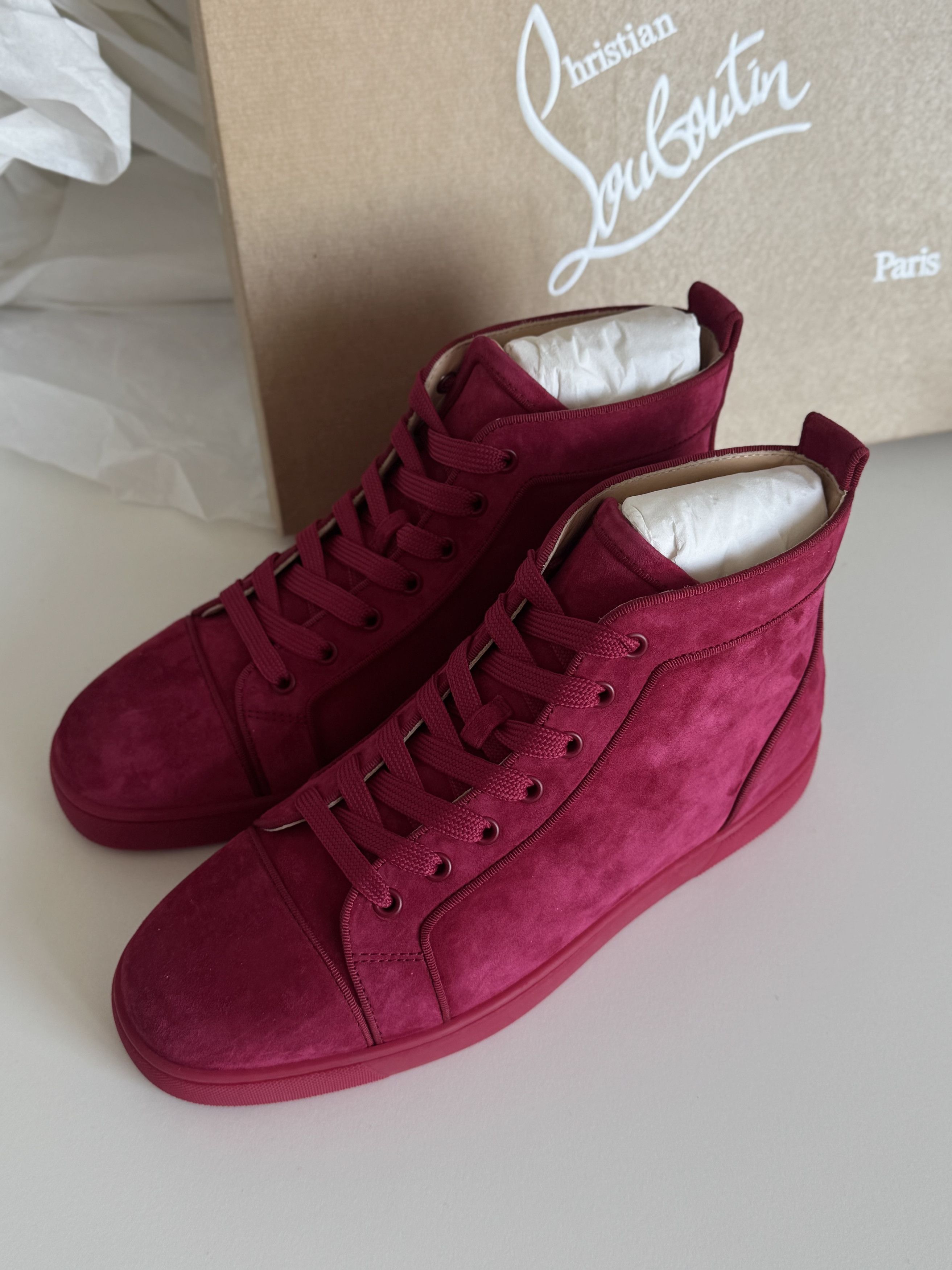 Christian Louboutin Louboutin High | Cherry color | Size 41 | Brand new Size US 8 / EU 41 - 5 Thumbnail