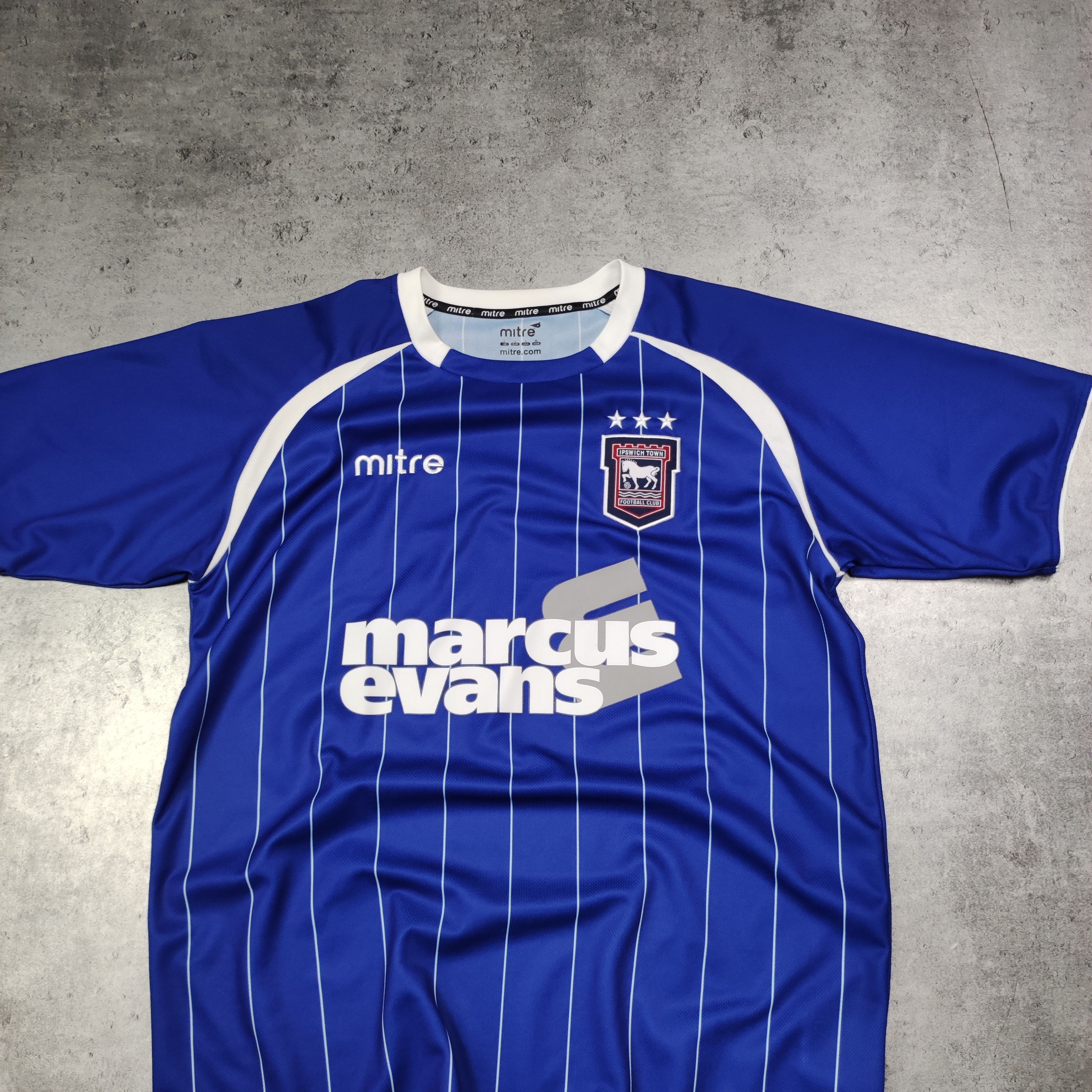 Vintage RARE 2011/12 Vintage Ipswitch Town FC Home Football Jersey Size US L / EU 52-54 / 3 - 3 Thumbnail