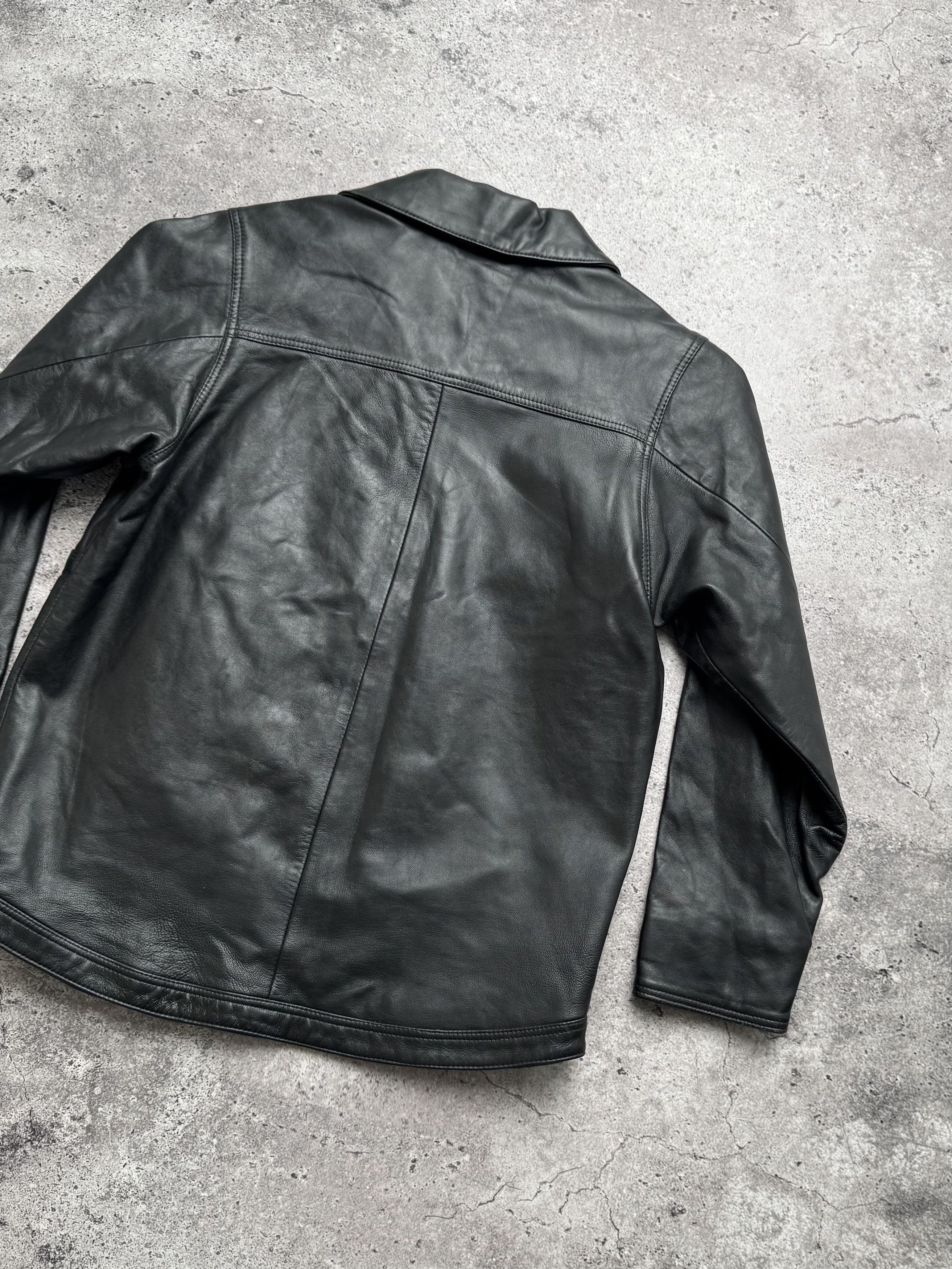 Vintage Vintage Leather Jacket C2(V481) Size XXS / US 00 / IT 34 - 11 Thumbnail