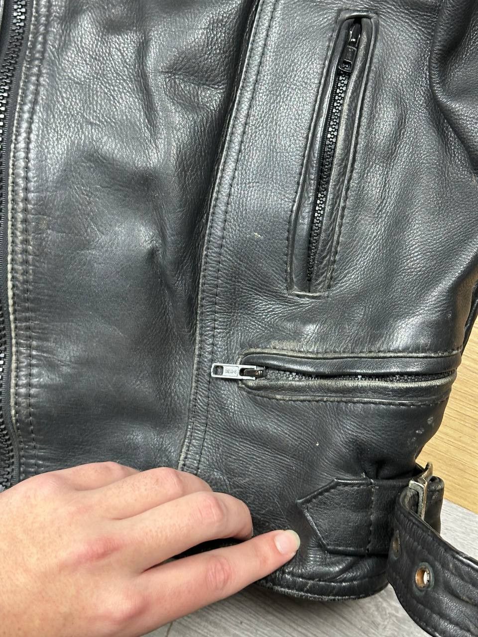 Belstaff Belstaff Leather Jacket Biker Motorcycle Size US S / EU 44-46 / 1 - 7 Thumbnail