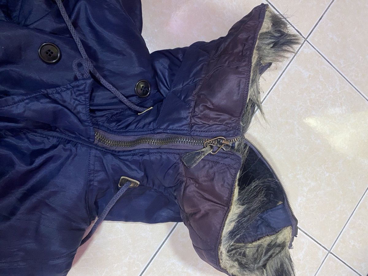 Avirex Type N-2A Fur Hooded Military Bomber Jacket Distressed Size US S / EU 44-46 / 1 - 6 Thumbnail