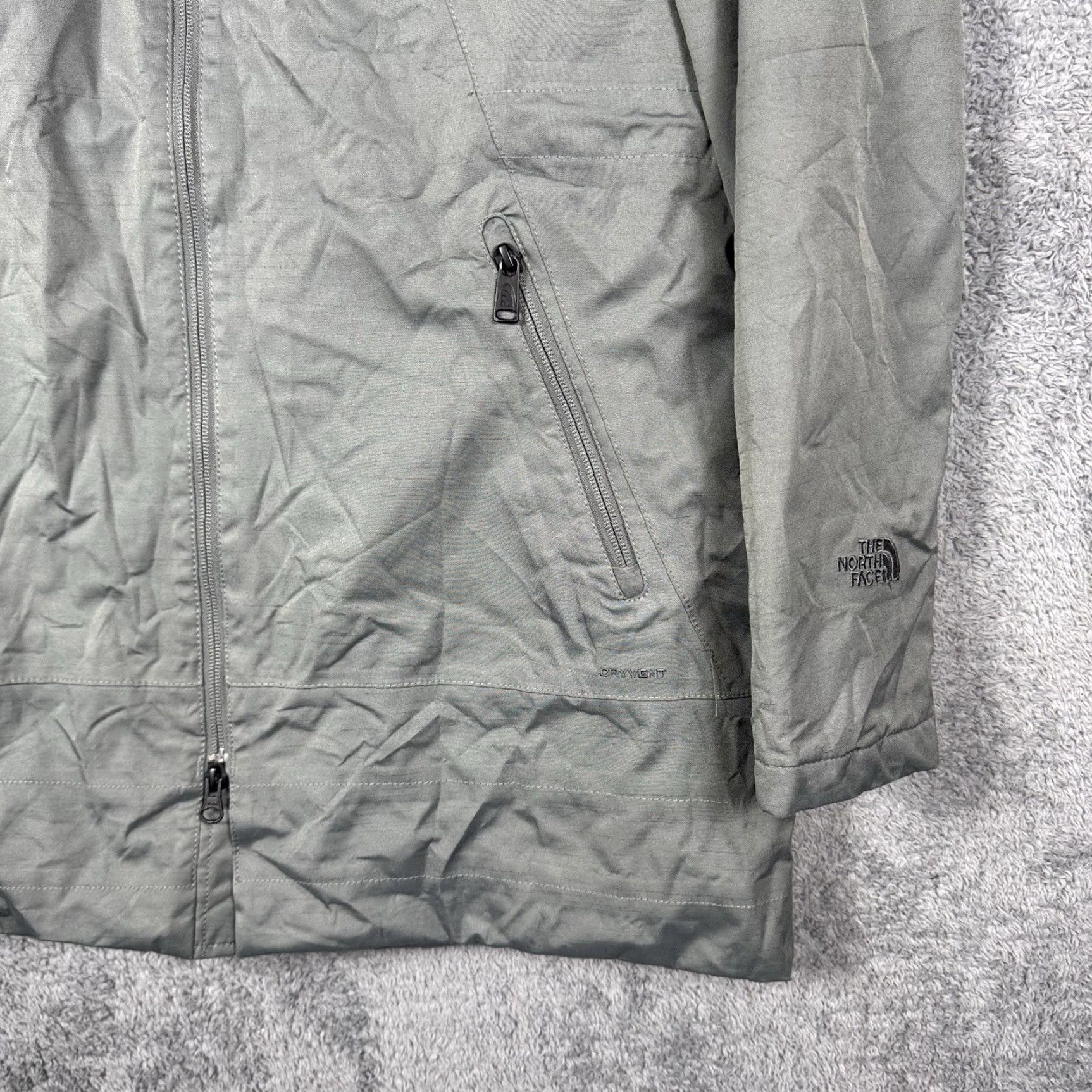 The North Face The North Face Jacket Womens M Ancha Parka II Waterproof Coat DryVent Quilt Lined Parka Coat Ramblic Gray M-NF Ancha II Size S / US 4 / IT 40 - 2 Thumbnail