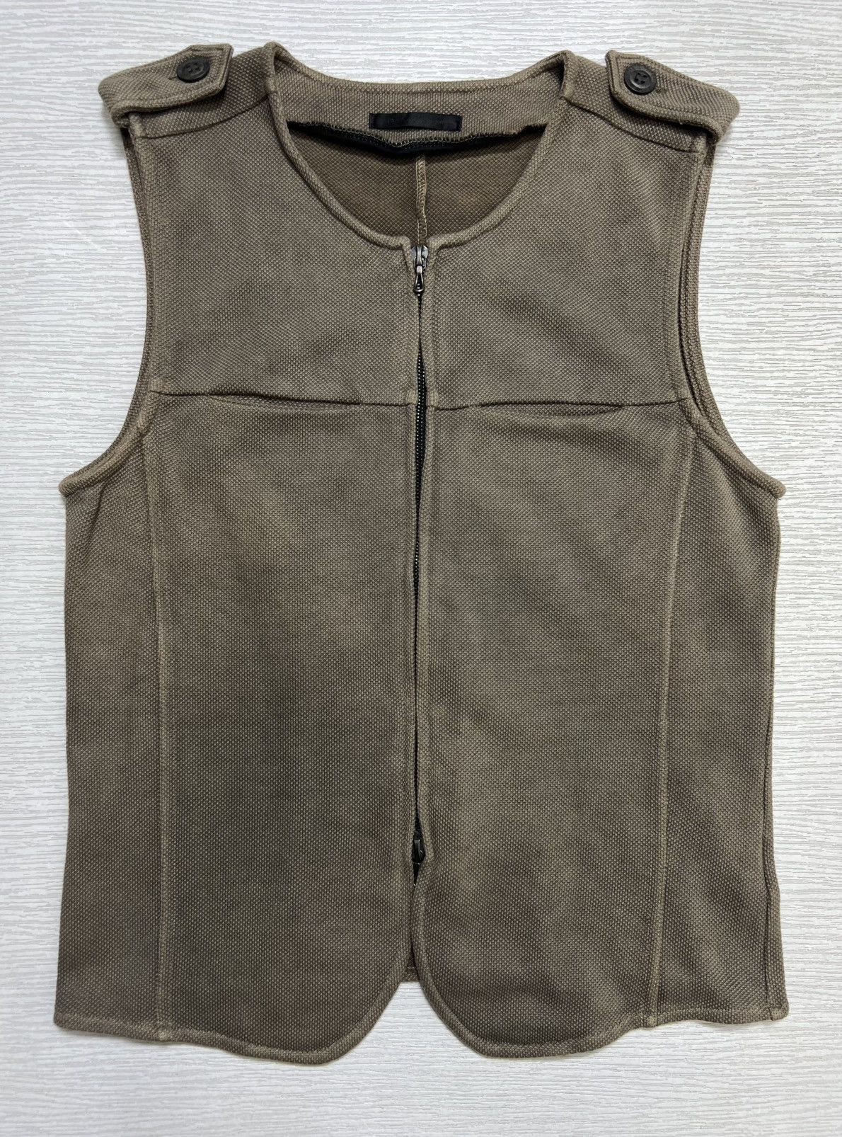 The Viridi-anne The Viridi-Anne - Military Zip Up Vest Size US XS / EU 42 / 0 - 1 Thumbnail