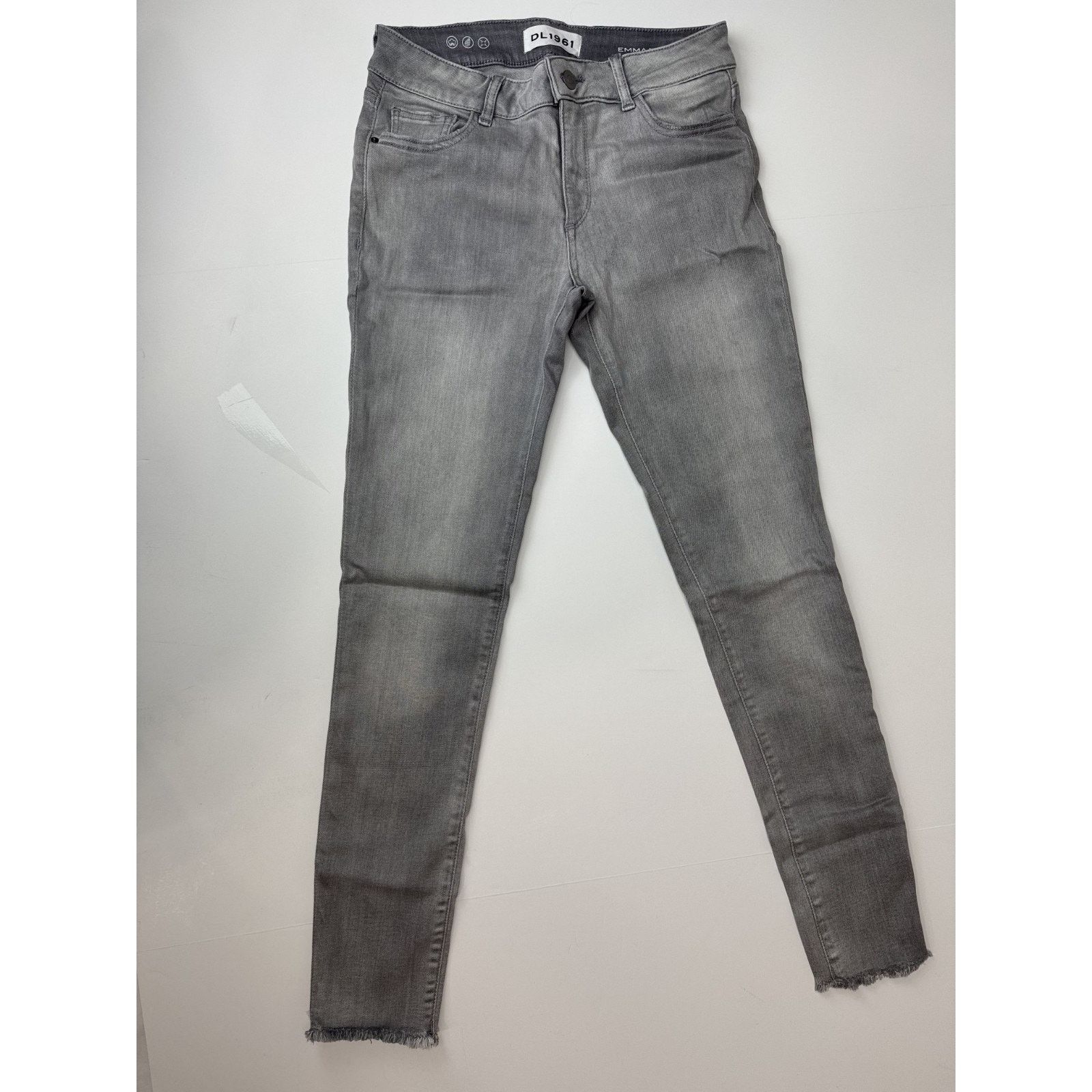 DL1961 DL1961 Jeans Emma Power Legging Gray Whisker Wash Grunge 28 Size 28" / US 6 / IT 42 - 1 Thumbnail