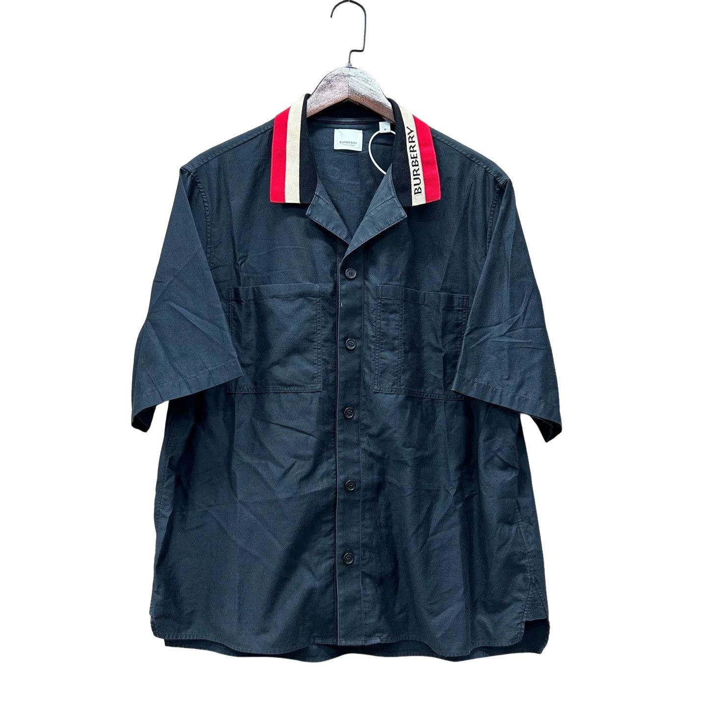 Burberry Burberry Logo Collar Short Sleeve Shirt Size M Size US M / EU 48-50 / 2 - 1 Thumbnail