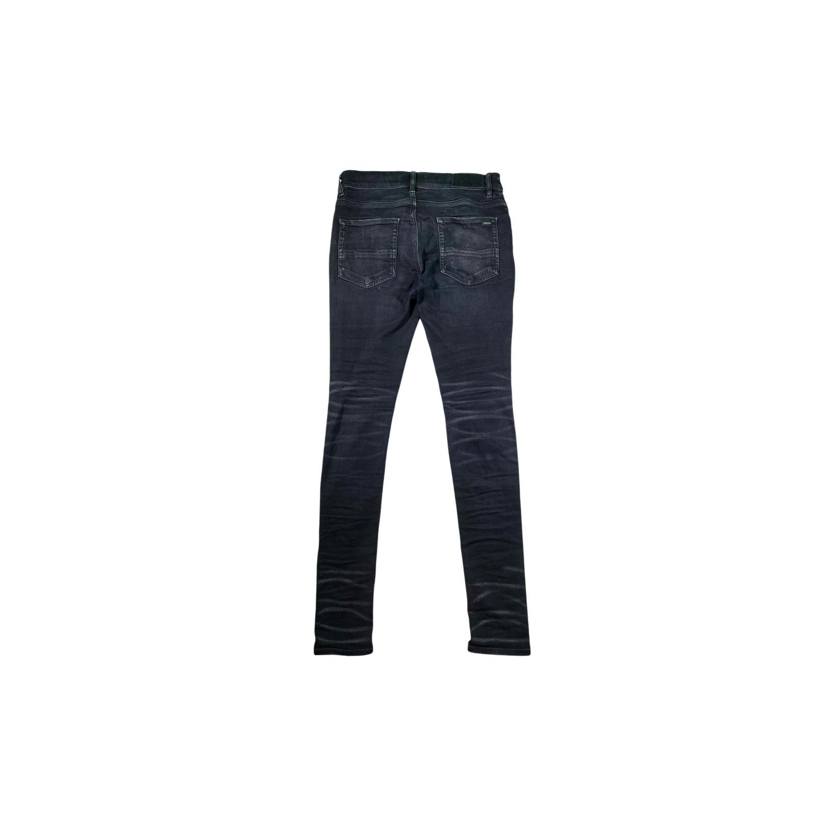 Amiri Amiri "MX1 Crackle" Black & Pink Jeans Size US 29 - 2 Thumbnail